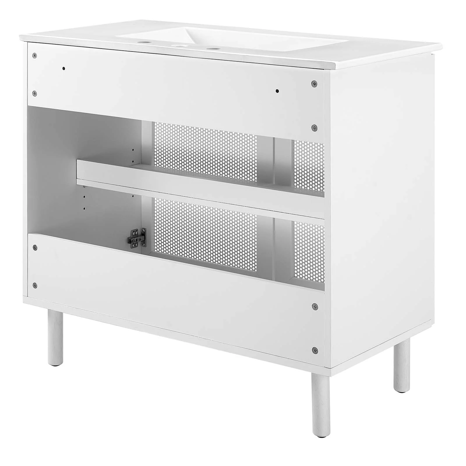 Calla 36" Perforated Metal Bathroom Vanity By Modway - EEI-6678 - Image 15