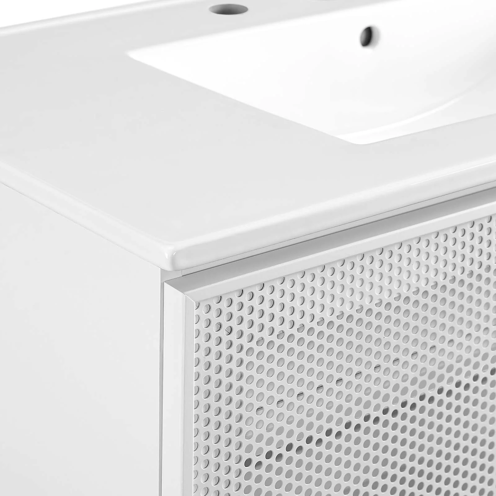 Calla 36" Perforated Metal Bathroom Vanity By Modway - EEI-6678 - Image 17