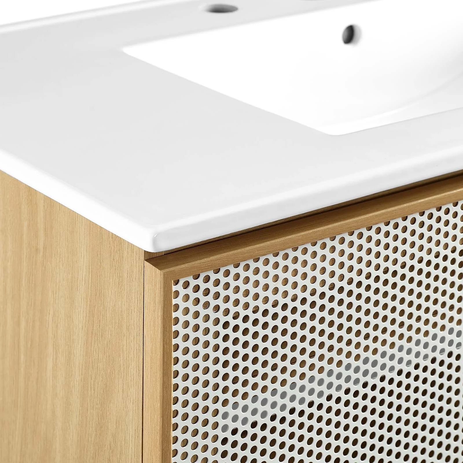 Calla 36" Perforated Metal Bathroom Vanity By Modway - EEI-6678 - Image 7