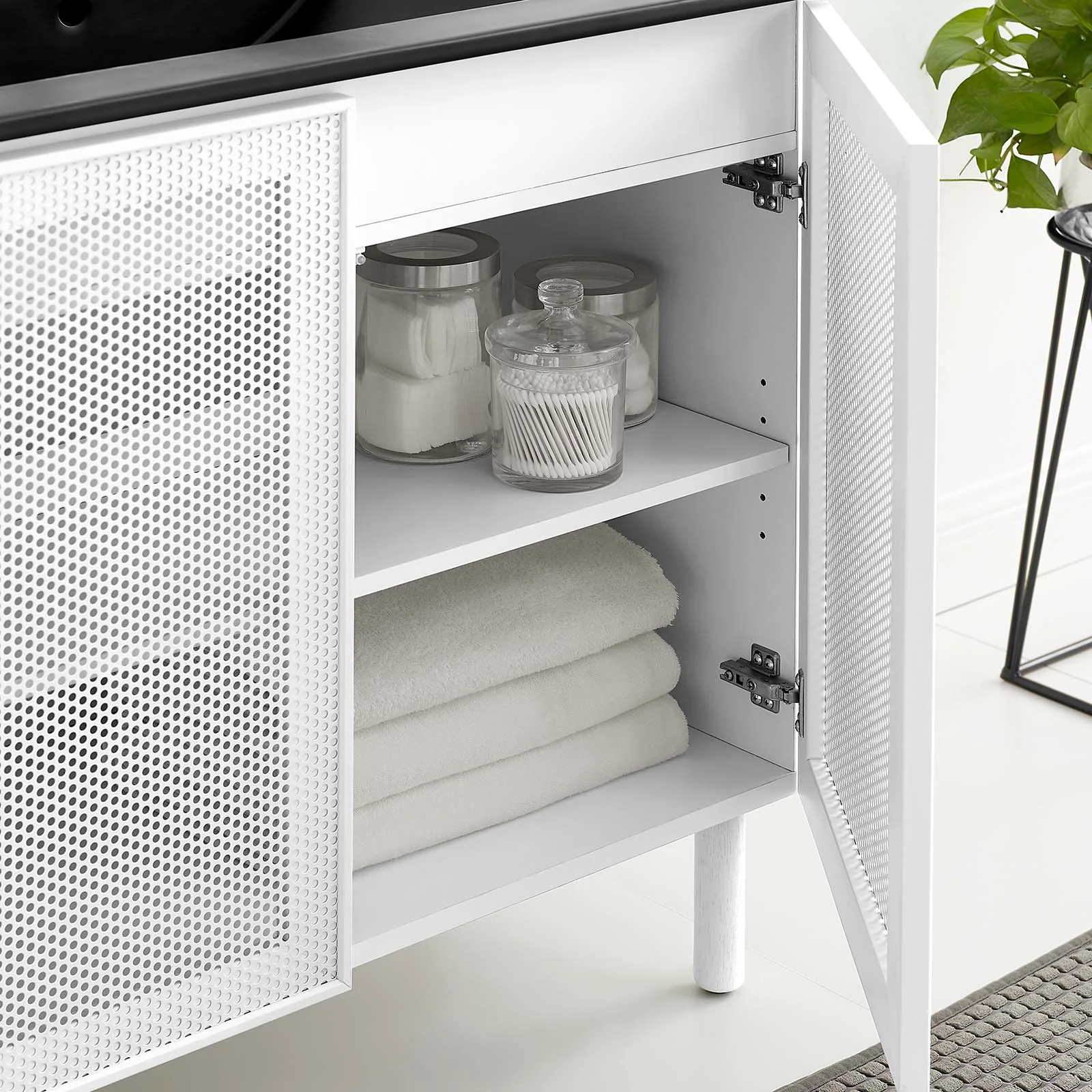 Calla 36" Perforated Metal Bathroom Vanity By Modway - EEI-6680 - Image 3