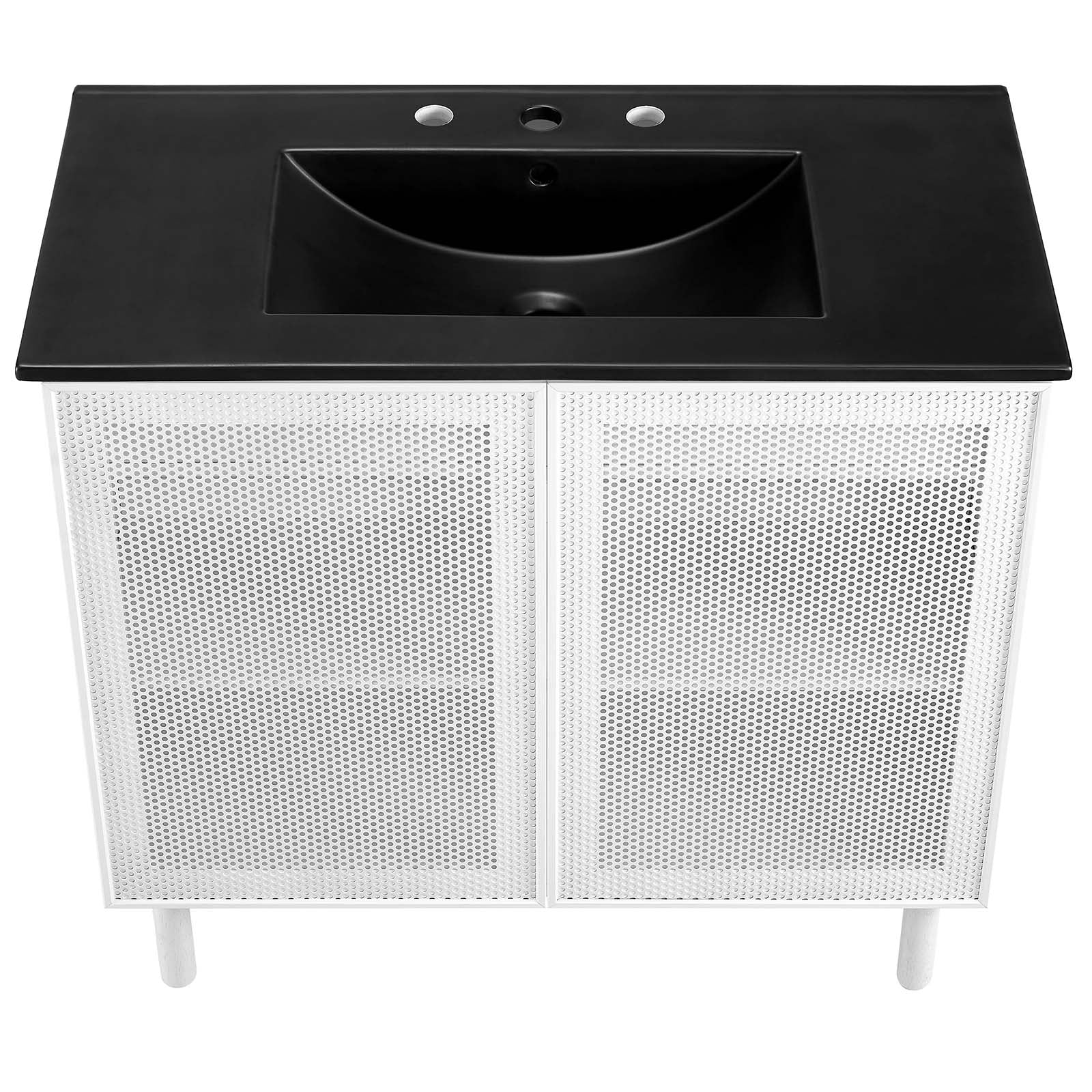 Calla 36" Perforated Metal Bathroom Vanity By Modway - EEI-6680 - Image 6