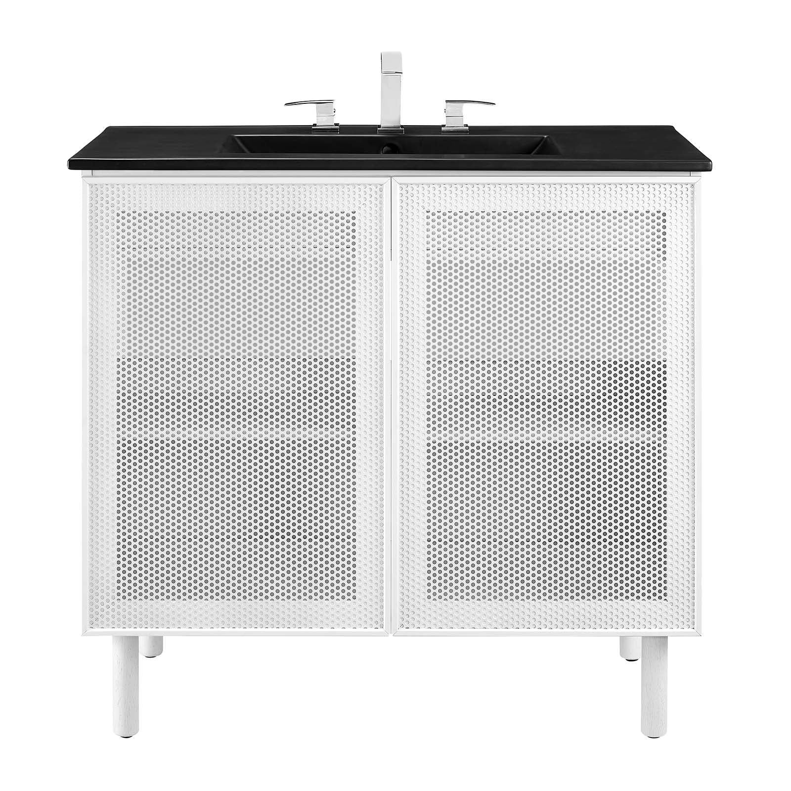 Calla 36" Perforated Metal Bathroom Vanity By Modway - EEI-6680 - Image 8