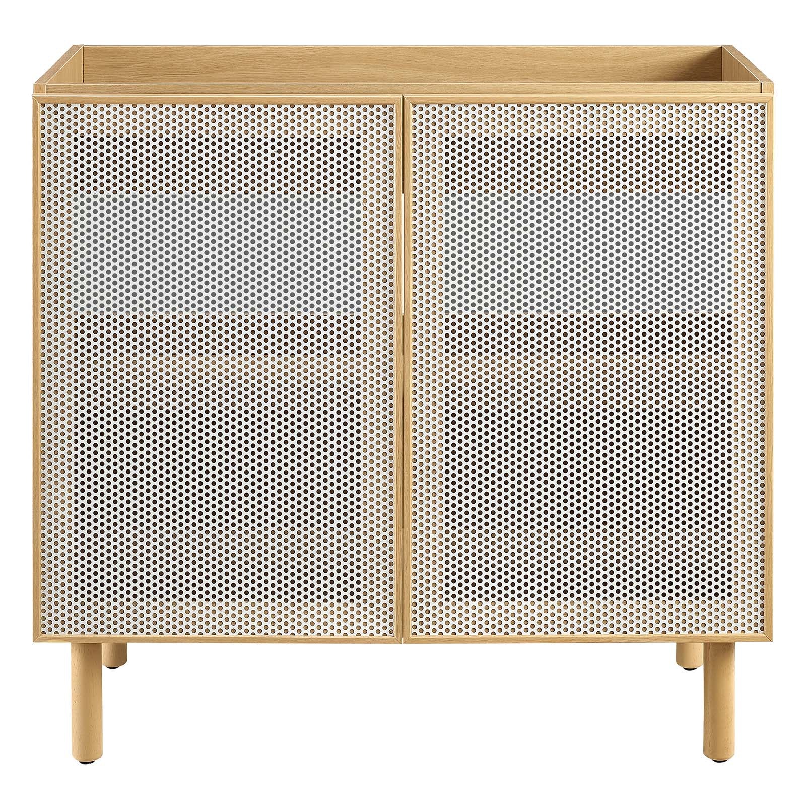 Calla 36" Perforated Metal Bathroom Vanity Cabinet (Sink Basin Not Included) By Modway - EEI-6622 - Image 4