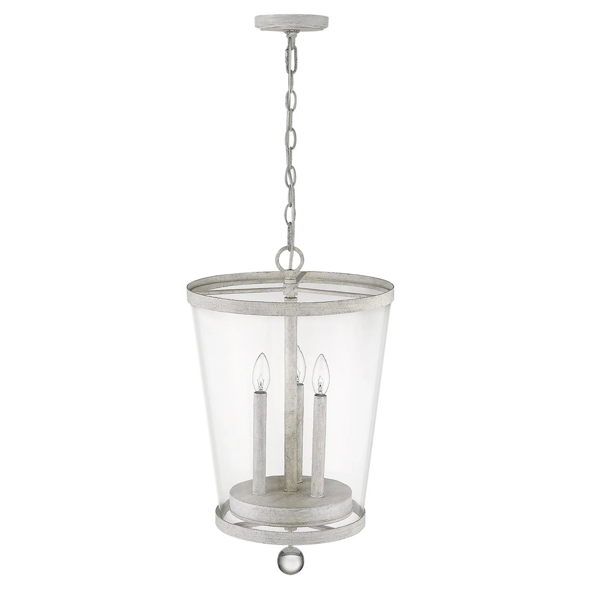 Callie 3-Light Country White Foyer Pendant By Homeroots - Image 6