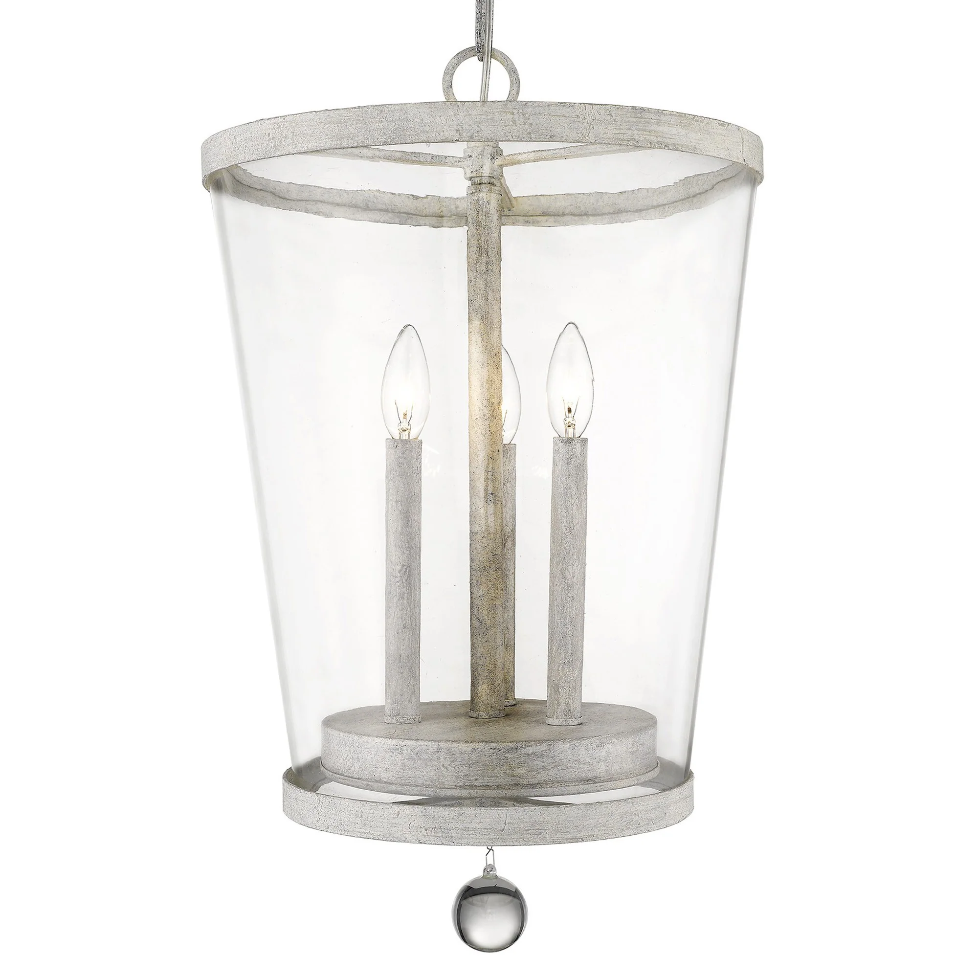 Callie 3-Light Country White Foyer Pendant By Homeroots - Image 7