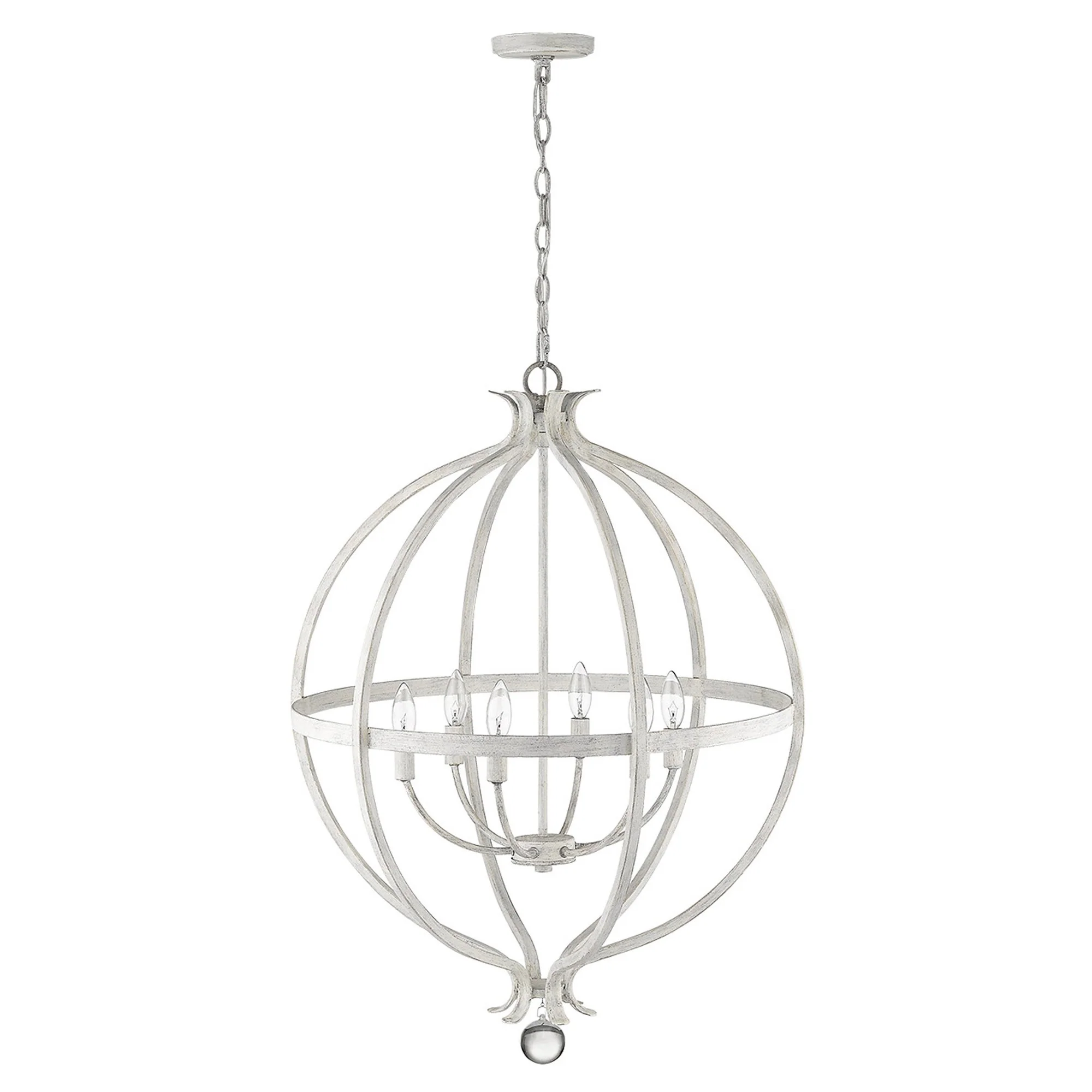 Callie 6-Light Country White Pendant By Homeroots - Image 6