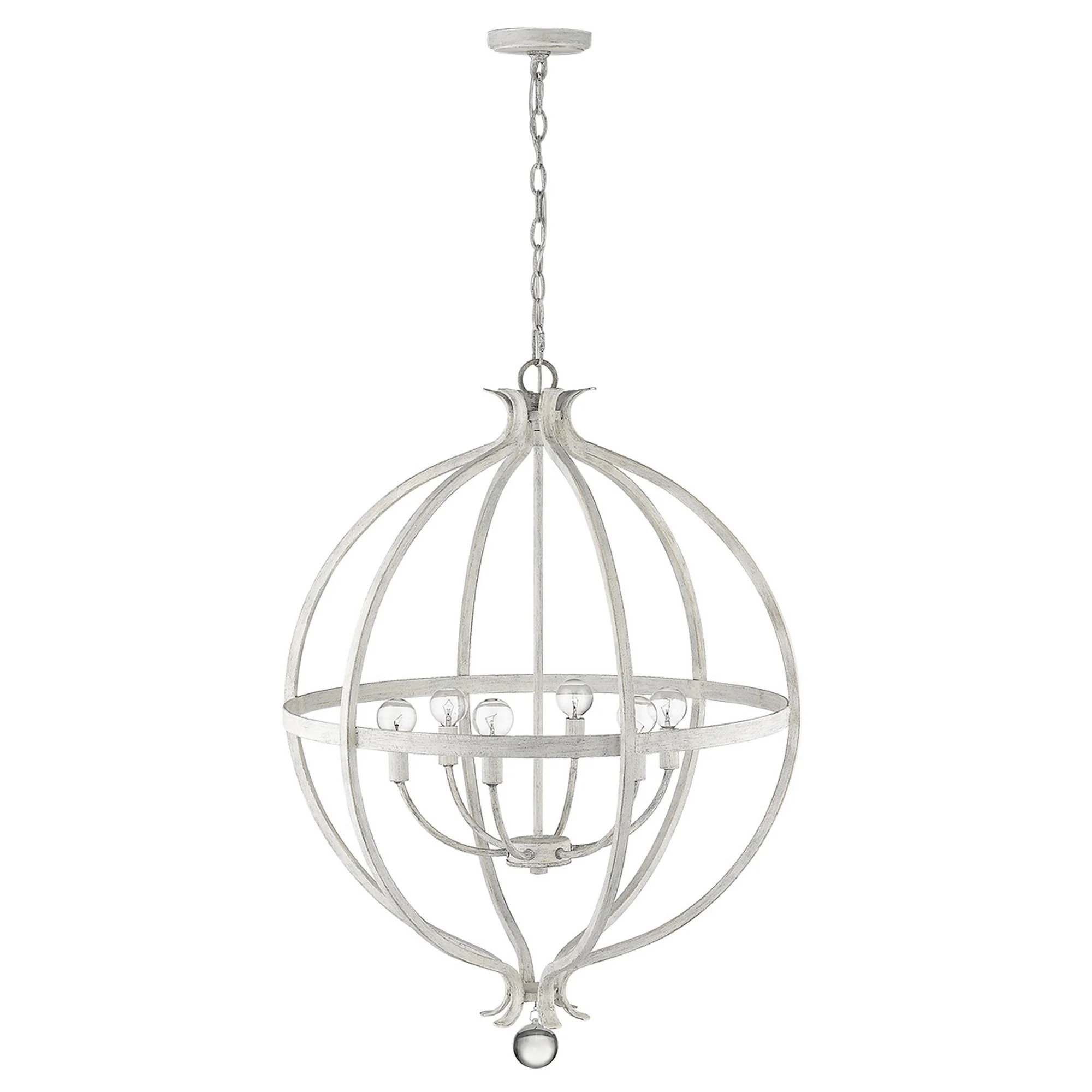 Callie 6-Light Country White Pendant By Homeroots - Image 8