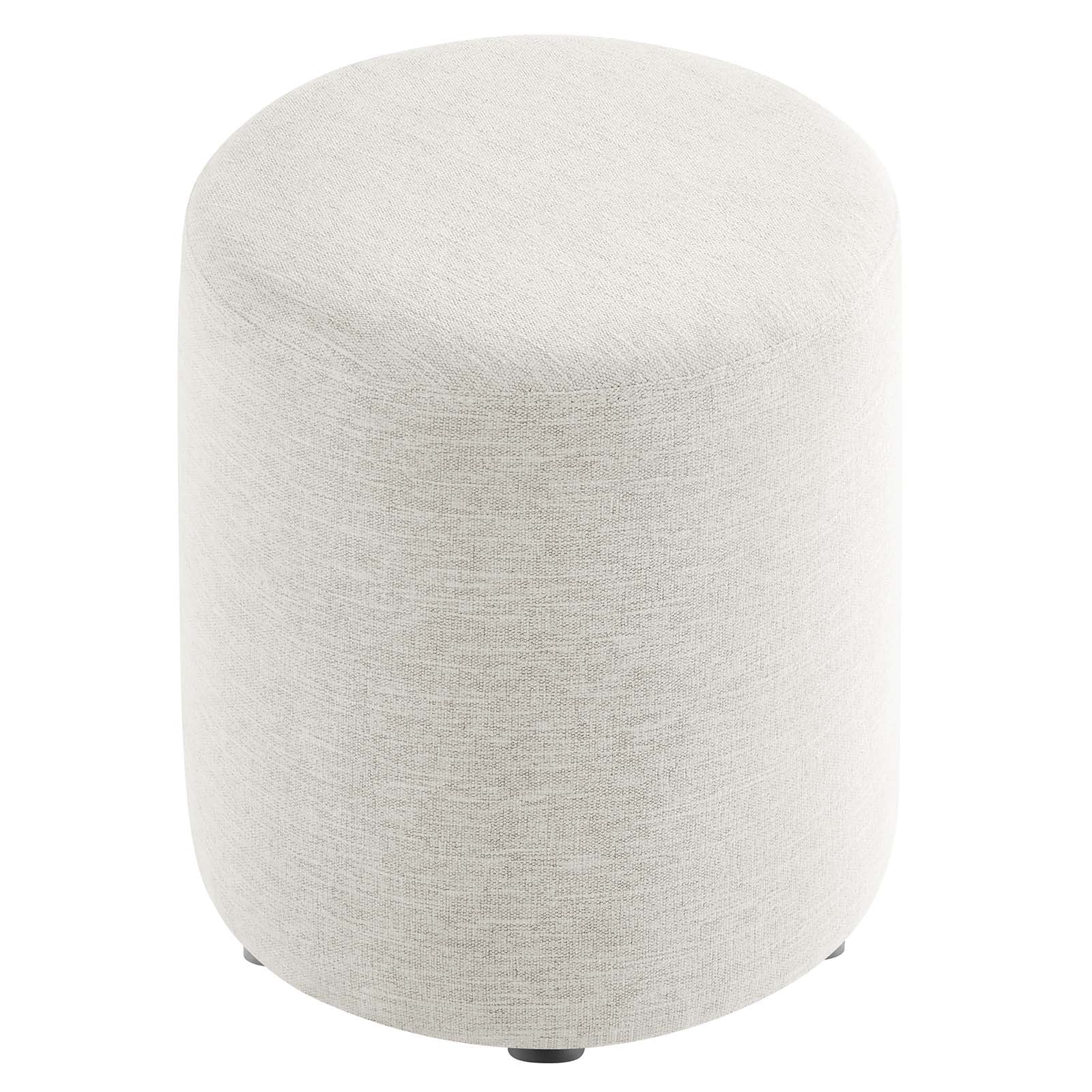 Callum 16" Round Woven Heathered Fabric Upholstered Ottoman By Modway - EEI-6651 - Image 10