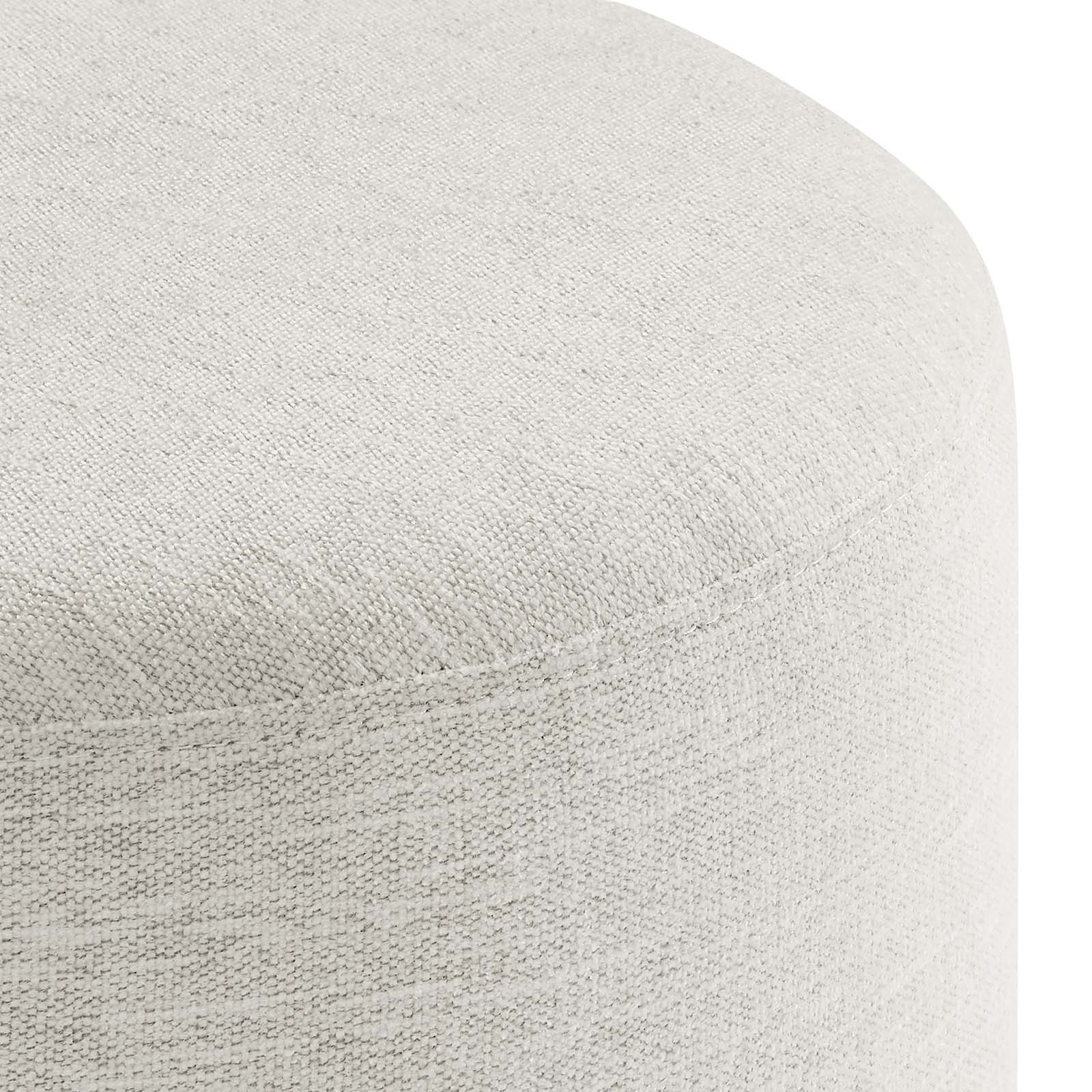 Callum 16" Round Woven Heathered Fabric Upholstered Ottoman By Modway - EEI-6651 - Image 11