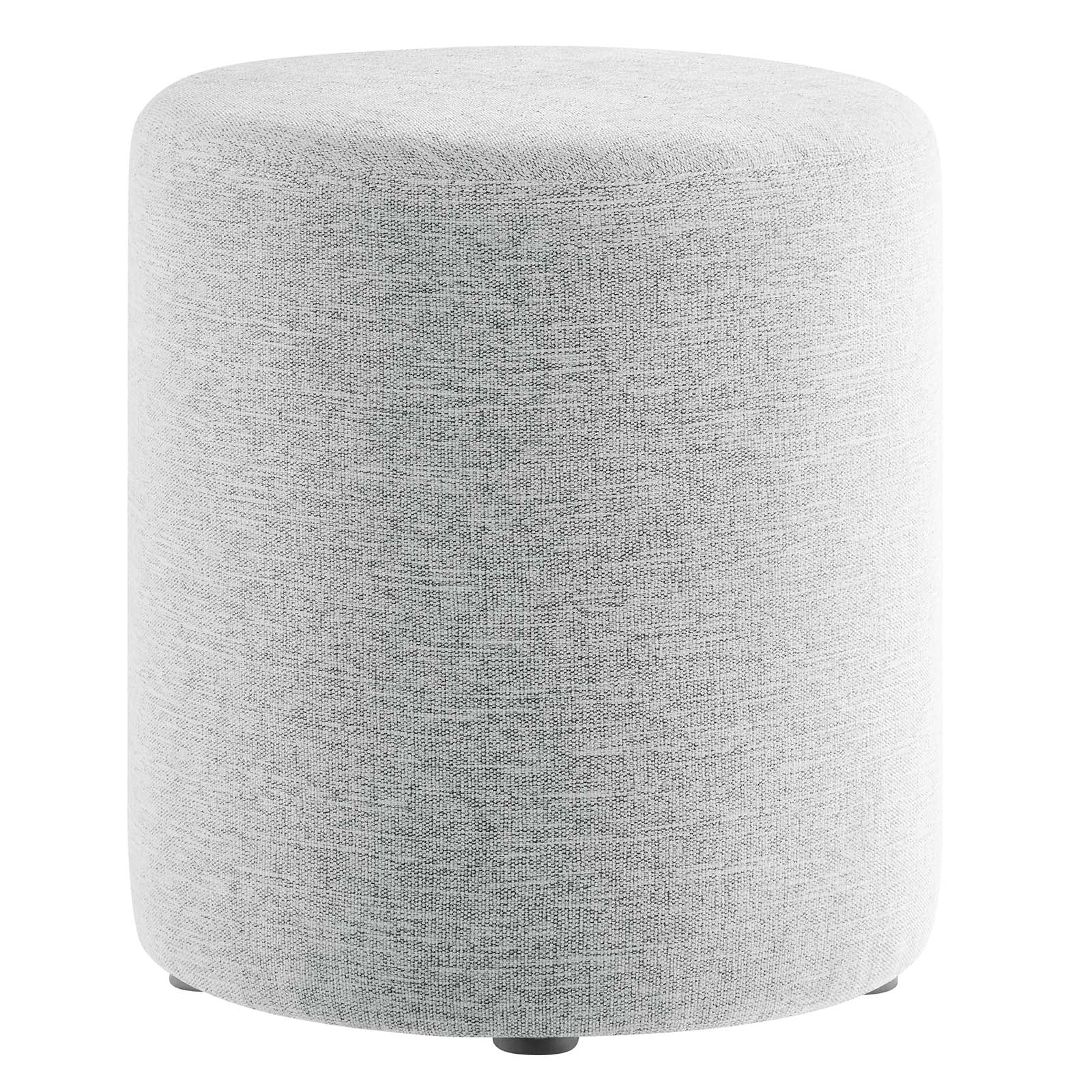 Callum 16" Round Woven Heathered Fabric Upholstered Ottoman By Modway - EEI-6651 - Image 17