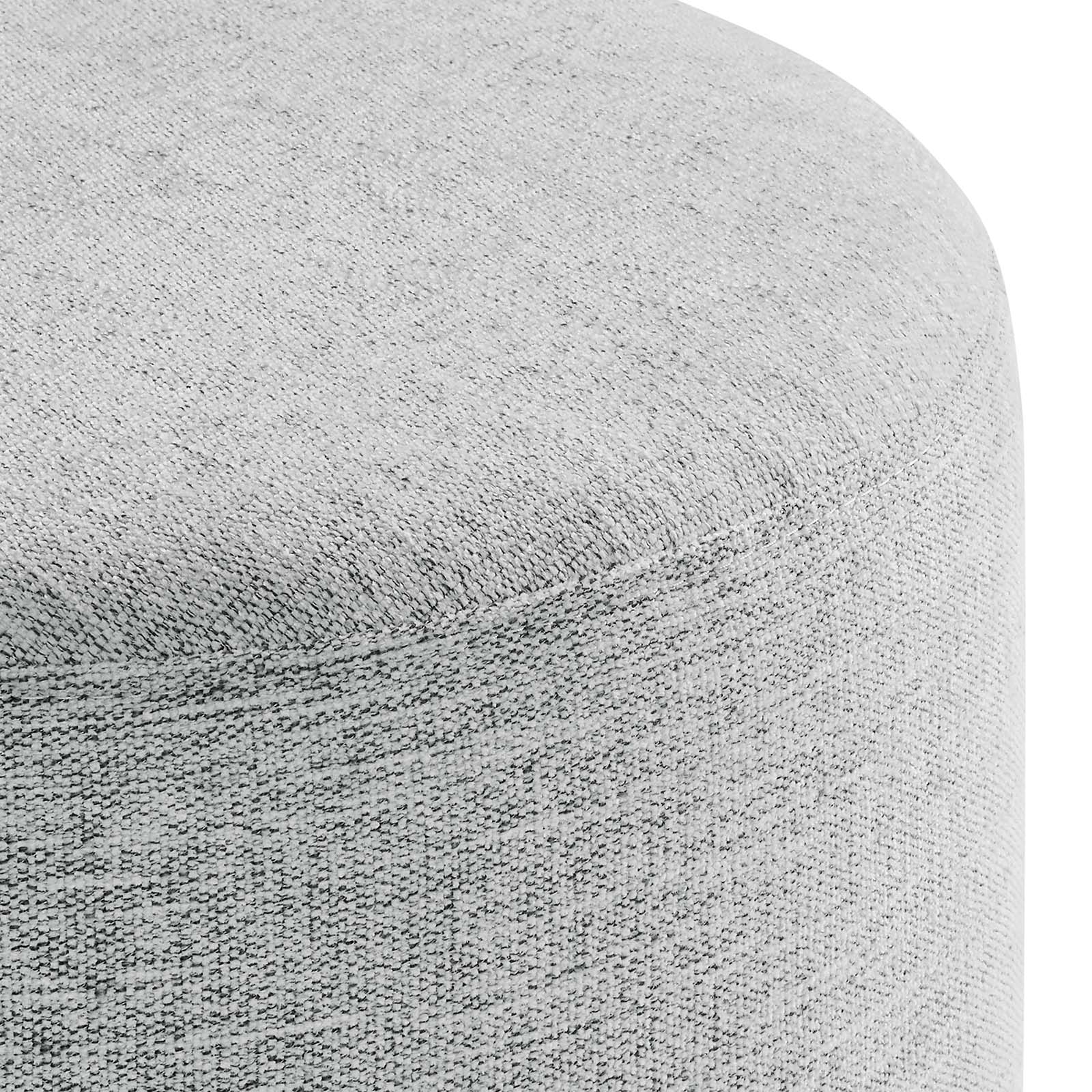 Callum 16" Round Woven Heathered Fabric Upholstered Ottoman By Modway - EEI-6651 - Image 19