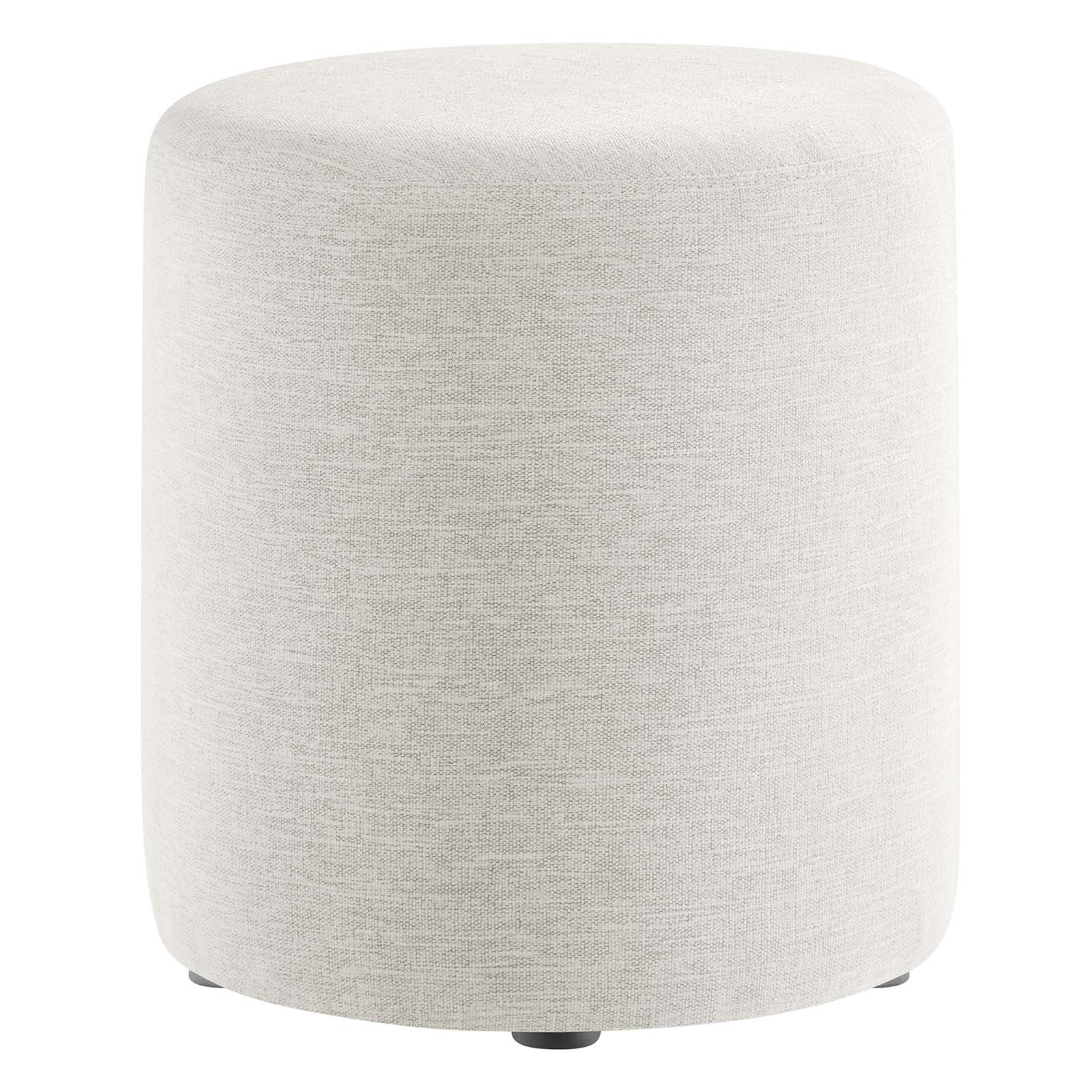 Callum 16" Round Woven Heathered Fabric Upholstered Ottoman By Modway - EEI-6651 - Image 9