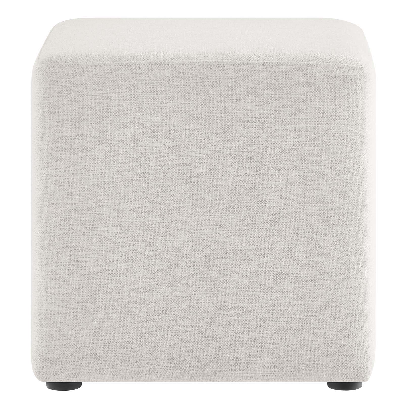Callum 17" Square Woven Heathered Fabric Upholstered Ottoman By Modway - EEI-6636 - Image 10