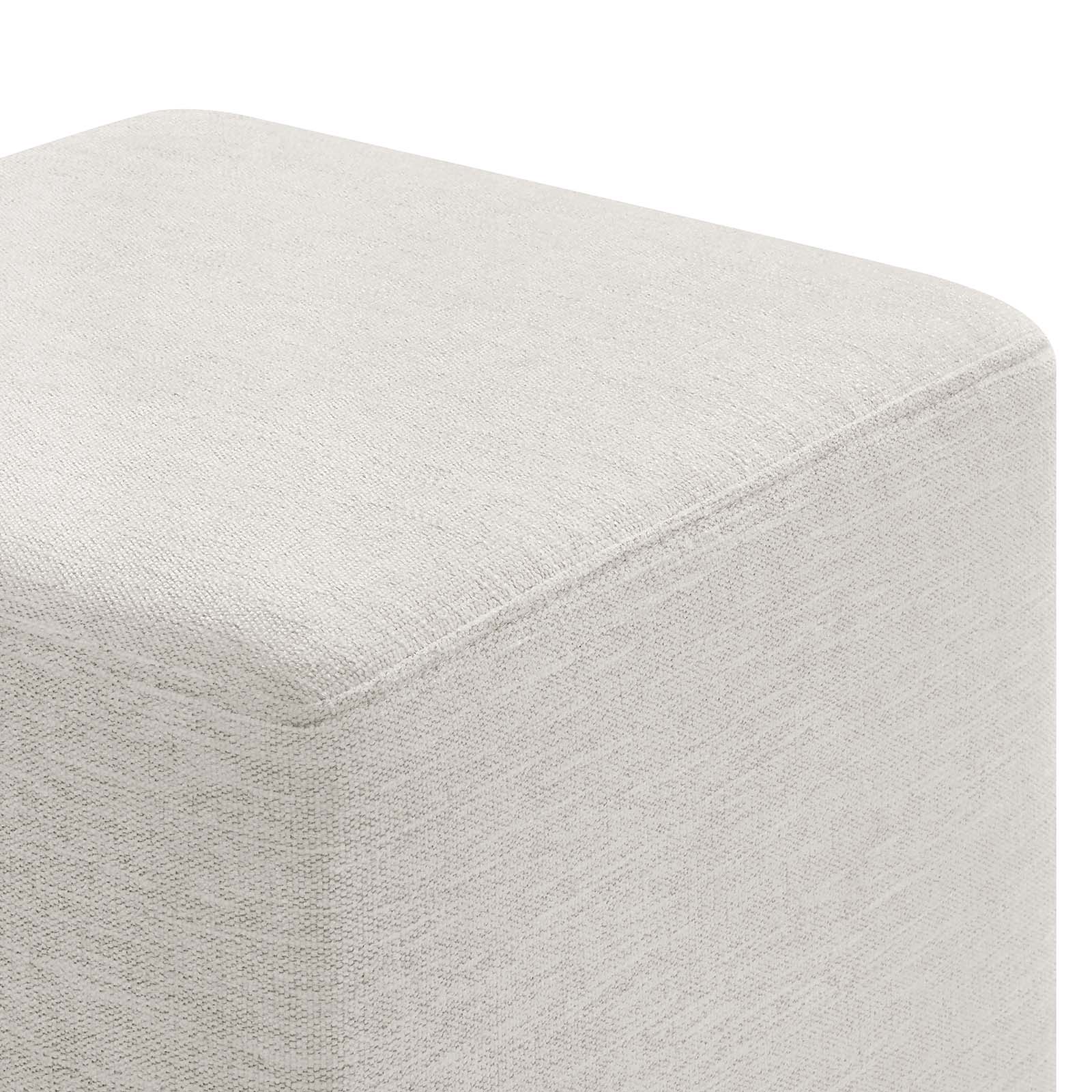 Callum 17" Square Woven Heathered Fabric Upholstered Ottoman By Modway - EEI-6636 - Image 12