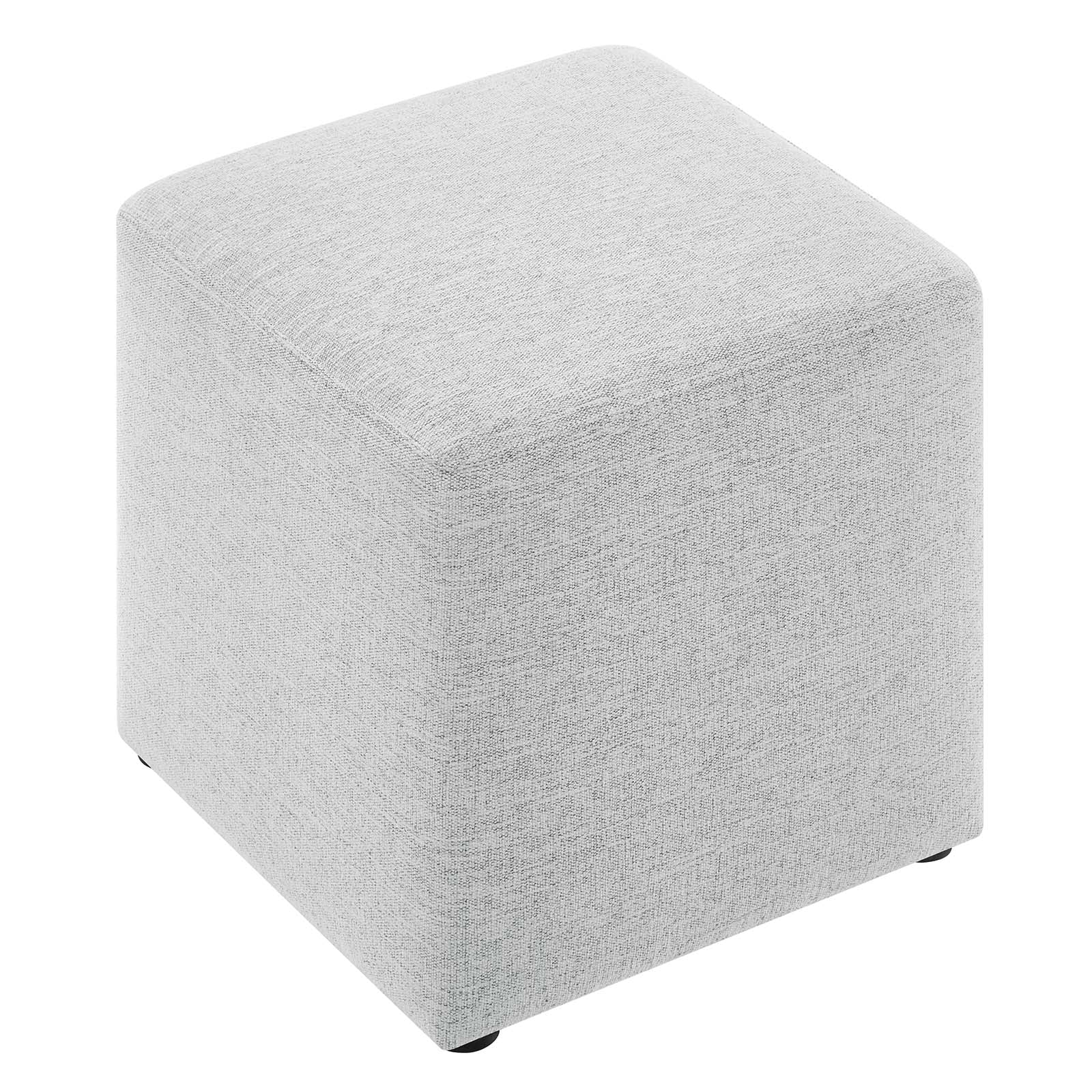 Callum 17" Square Woven Heathered Fabric Upholstered Ottoman By Modway - EEI-6636 - Image 19