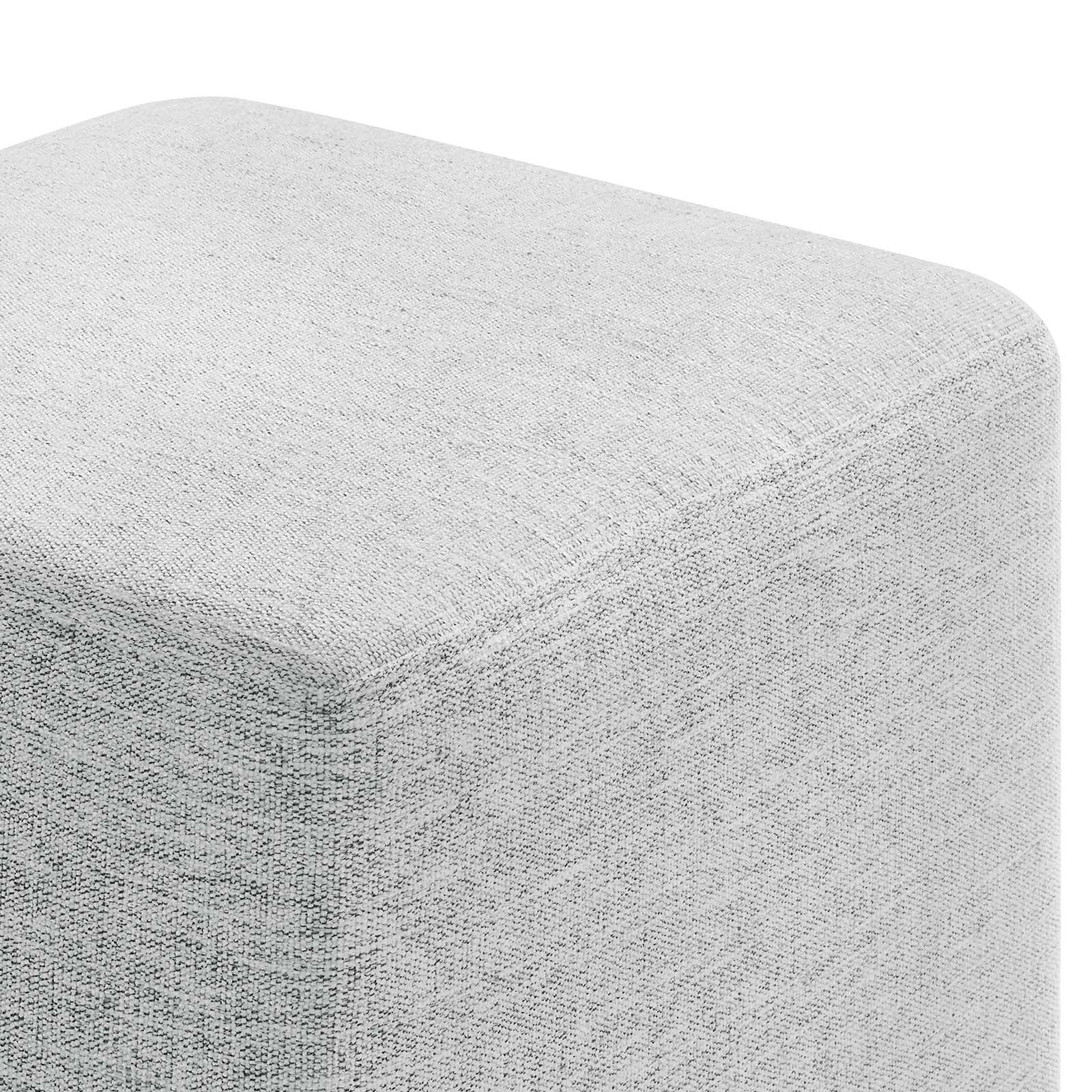Callum 17" Square Woven Heathered Fabric Upholstered Ottoman By Modway - EEI-6636 - Image 20