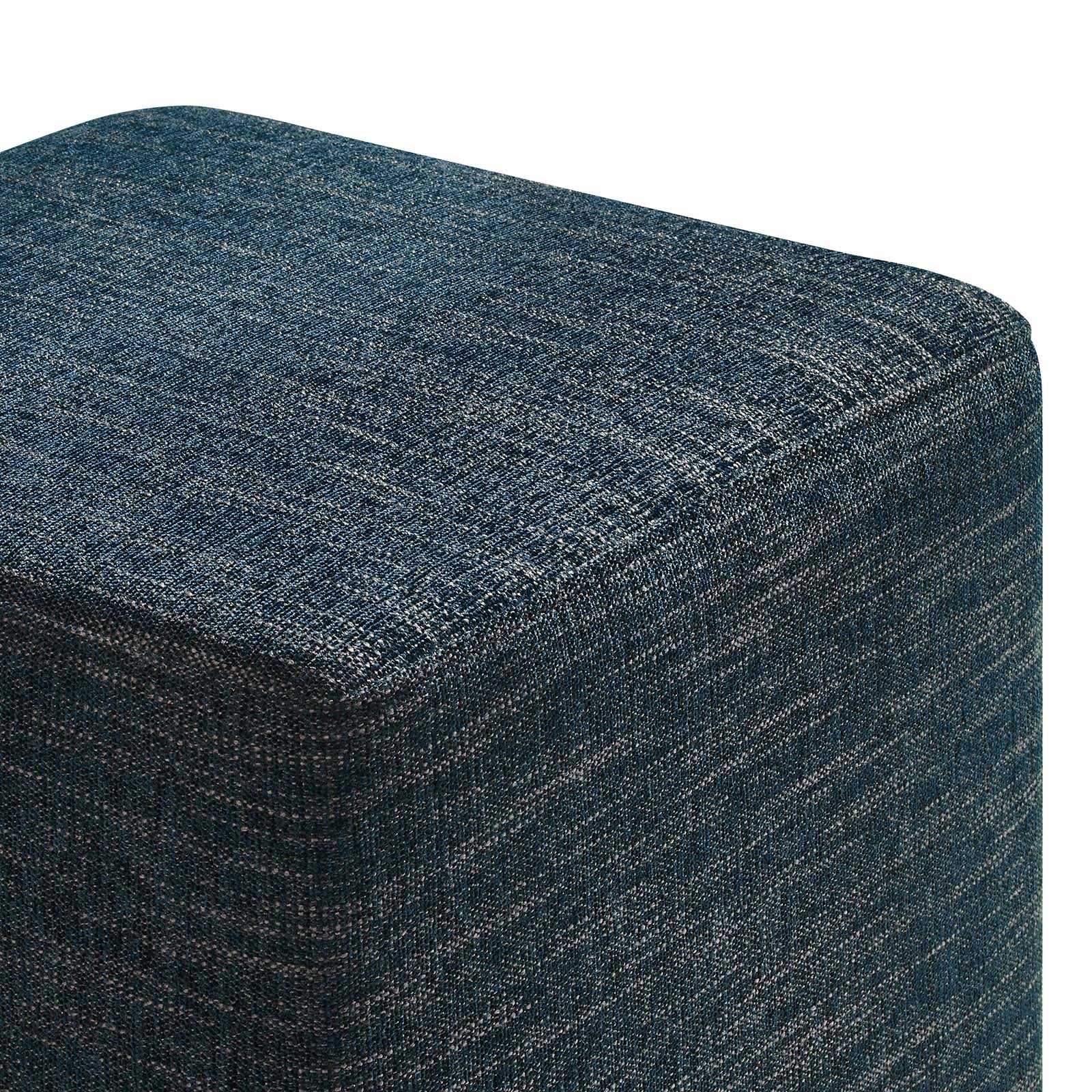 Callum 17" Square Woven Heathered Fabric Upholstered Ottoman By Modway - EEI-6636 - Image 5