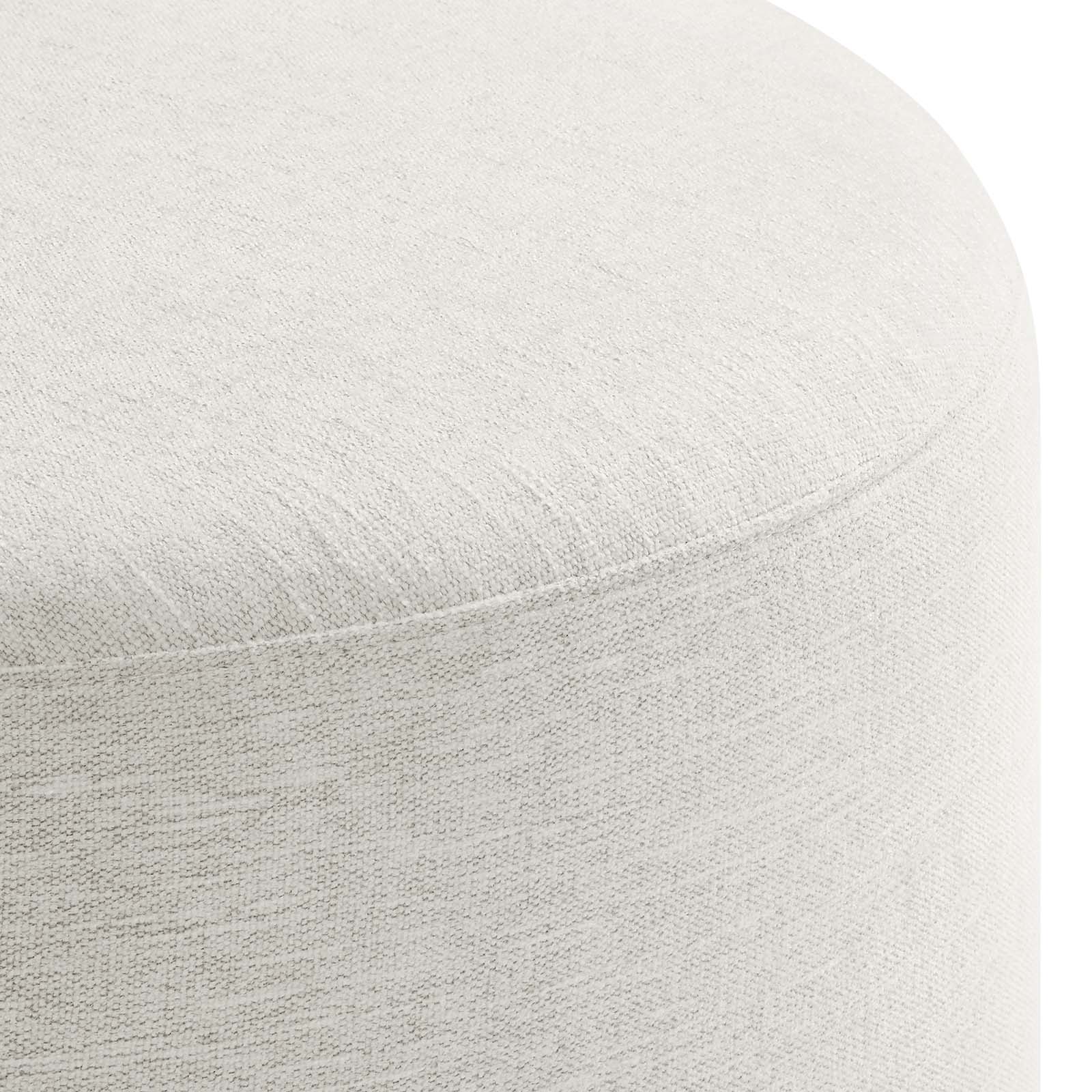 Callum Large 23" Round Woven Heathered Fabric Upholstered Ottoman By Modway - EEI-6645 - Image 11