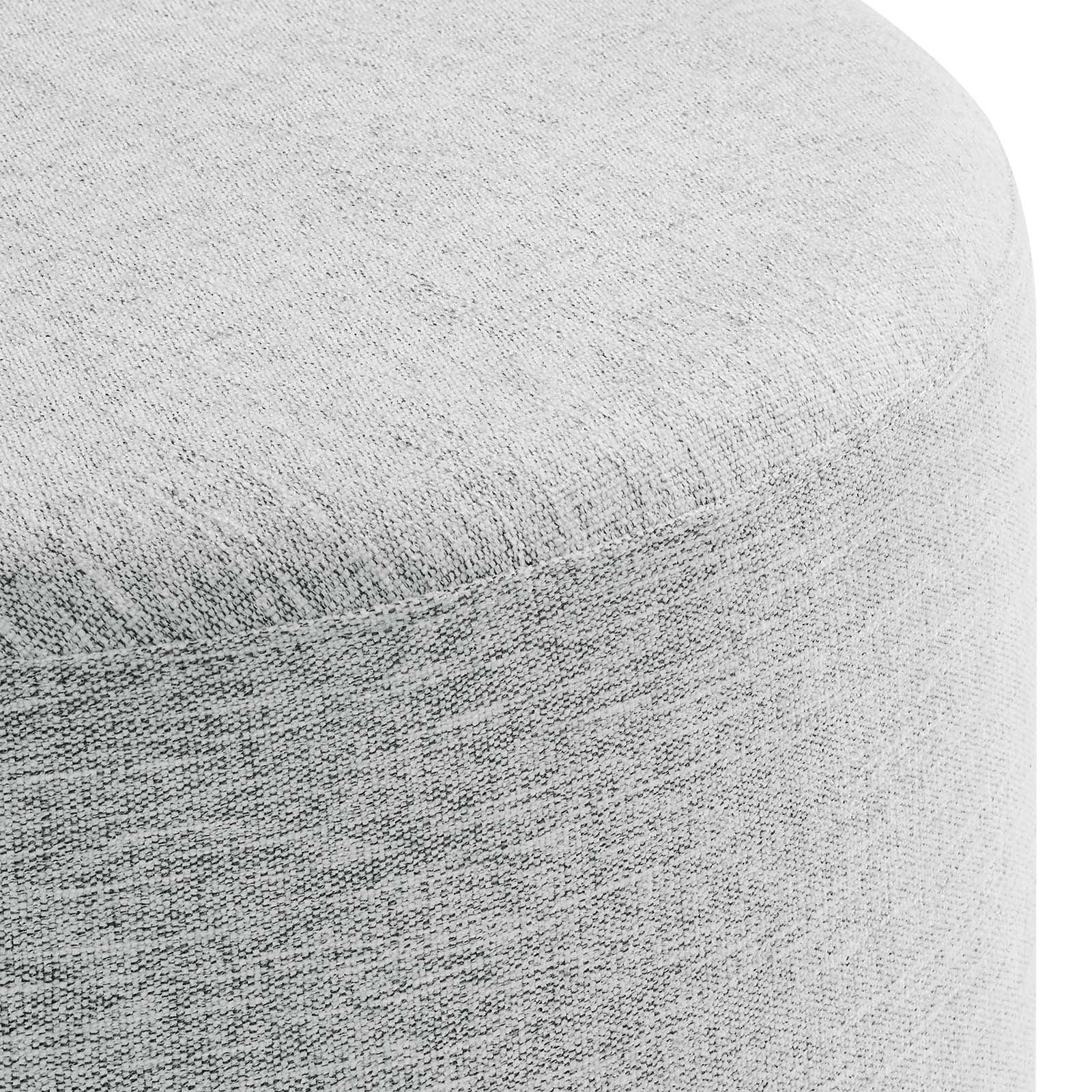 Callum Large 23" Round Woven Heathered Fabric Upholstered Ottoman By Modway - EEI-6645 - Image 19