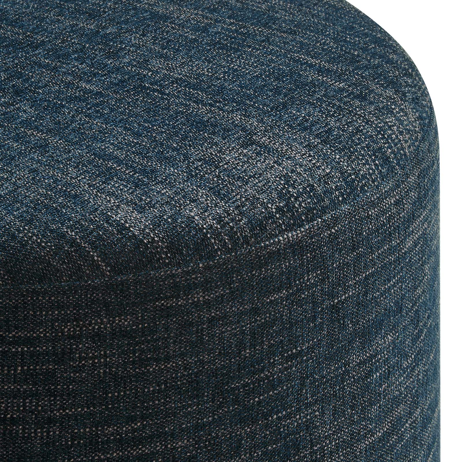Callum Large 23" Round Woven Heathered Fabric Upholstered Ottoman By Modway - EEI-6645 - Image 4