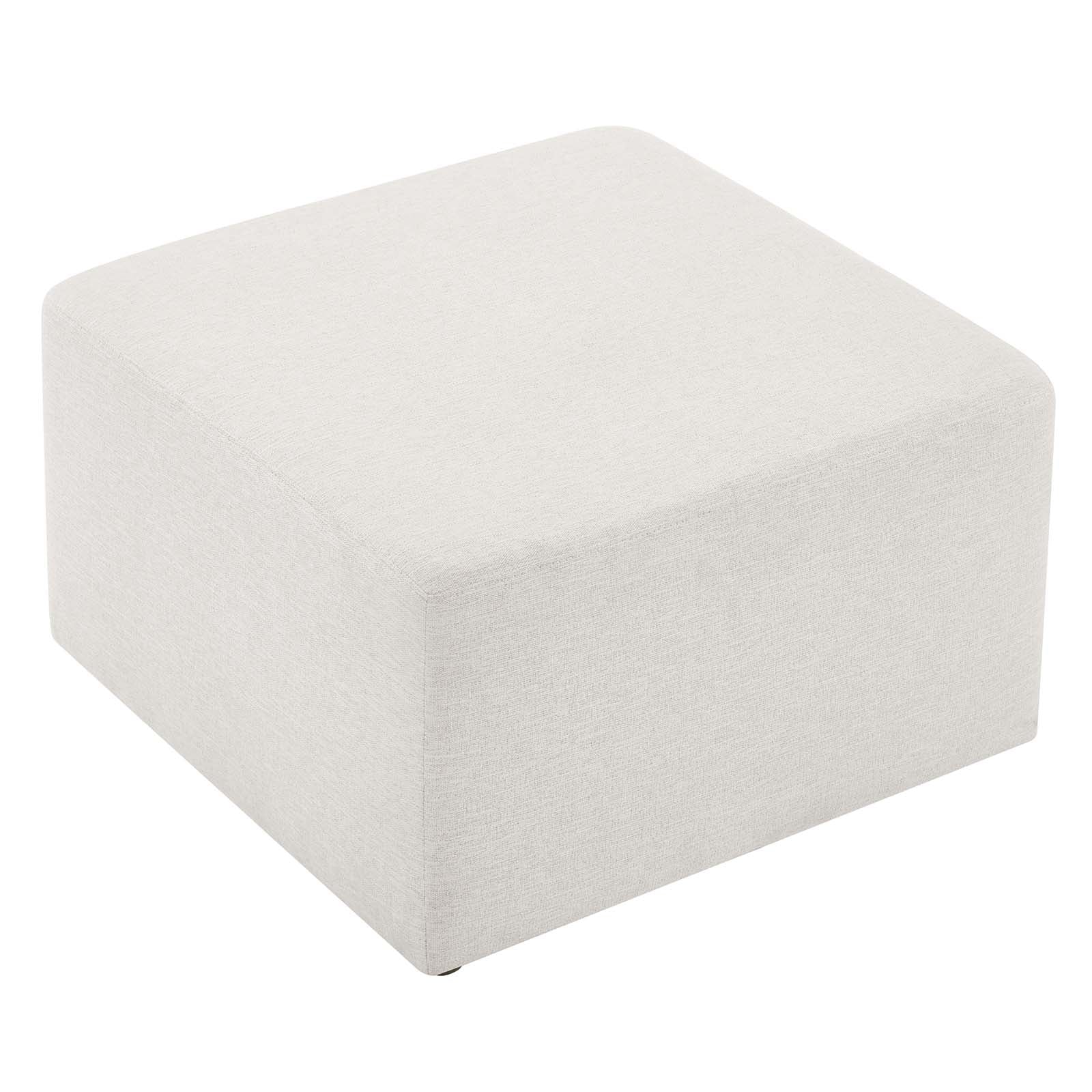 Callum Large 28" Square Woven Heathered Fabric Upholstered Ottoman By Modway - EEI-6642 - Image 11