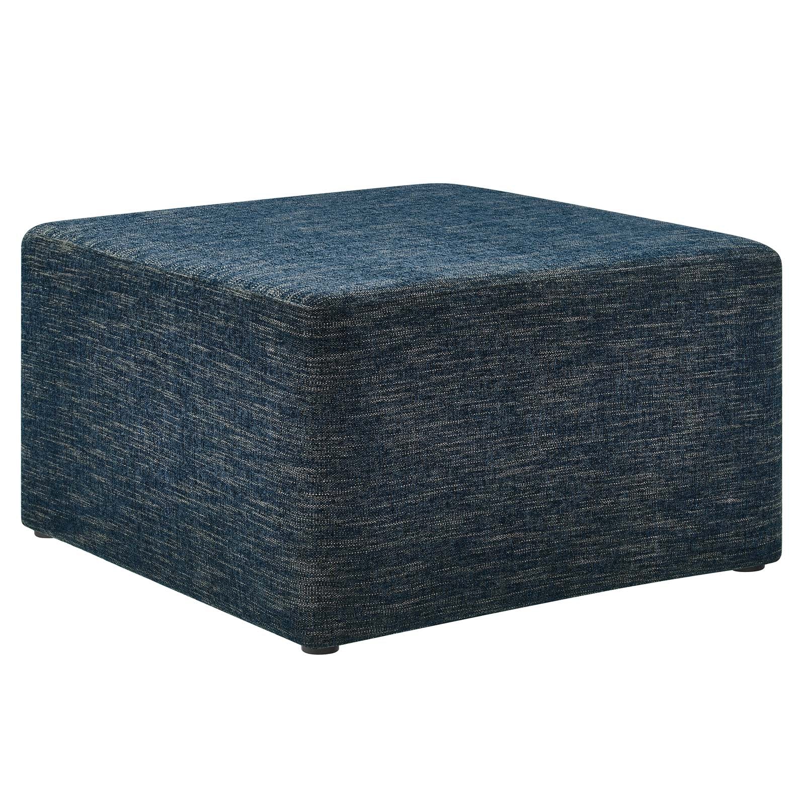 Callum Large 28" Square Woven Heathered Fabric Upholstered Ottoman By Modway - EEI-6642 - Image 2