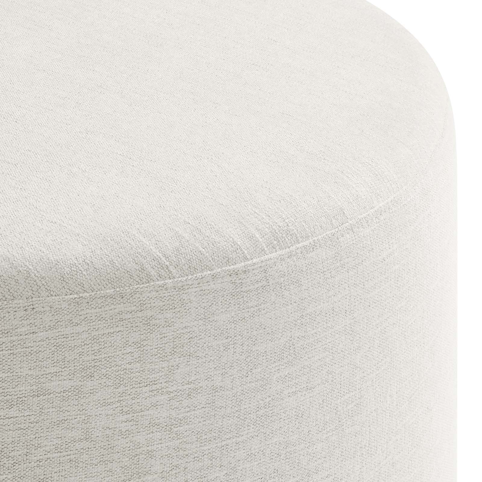 Callum Large 29" Round Woven Heathered Fabric Upholstered Ottoman By Modway - EEI-6647 - Image 10