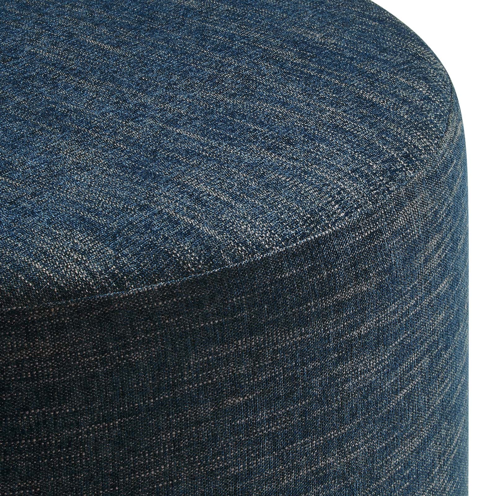 Callum Large 29" Round Woven Heathered Fabric Upholstered Ottoman By Modway - EEI-6647 - Image 4