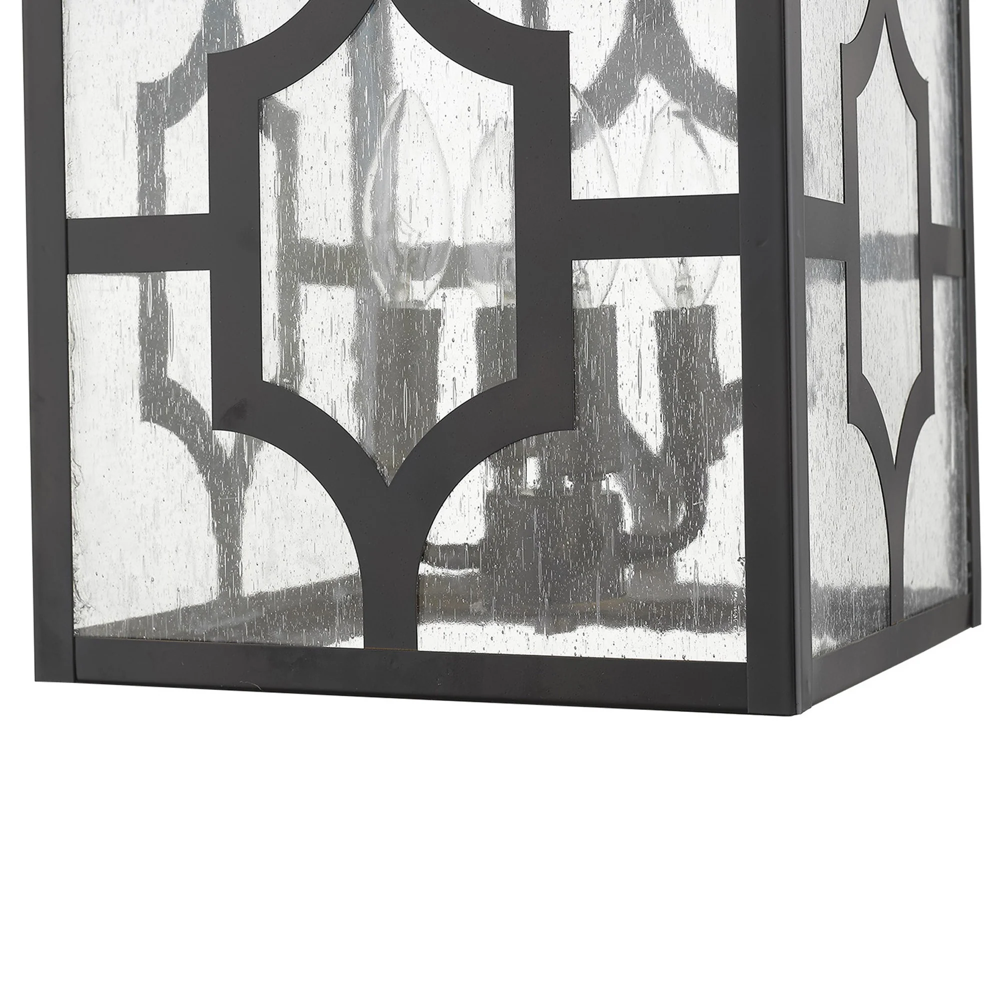Calvert 4-Light Oil-Rubbed Bronze Hanging Lantern By Homeroots - Image 5