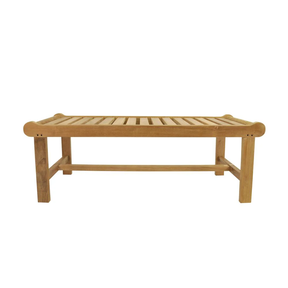 Cambridge 2-Seater Backless Bench By Anderson Teak - Image 4