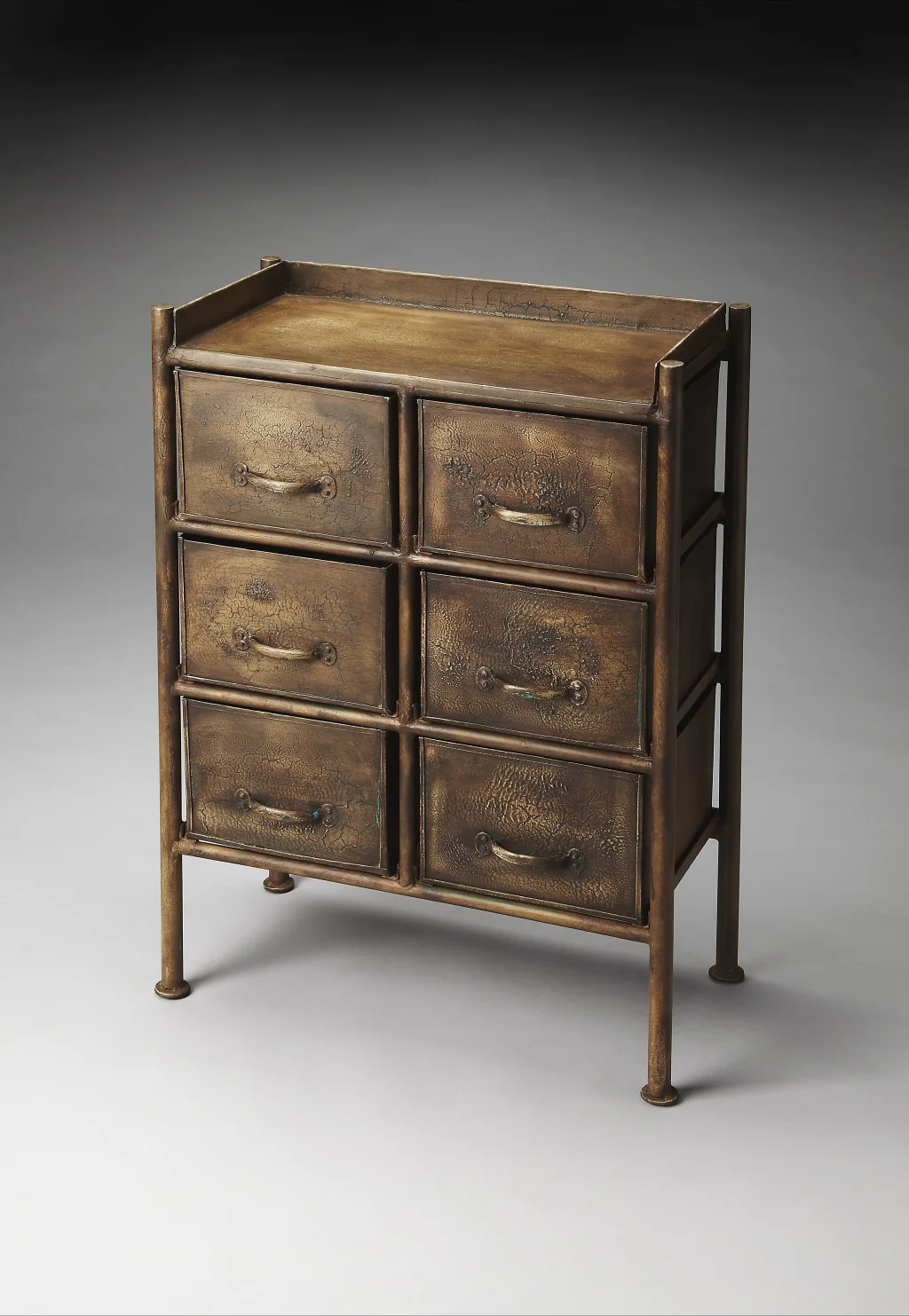 Cameron Industrial Chic Drawer Chest By Homeroots - Image 5