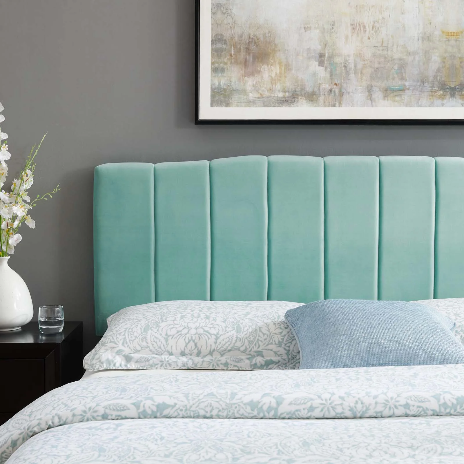 Camilla Channel Tufted King/California King Performance Velvet Headboard By Modway - MOD-6183 - Image 14