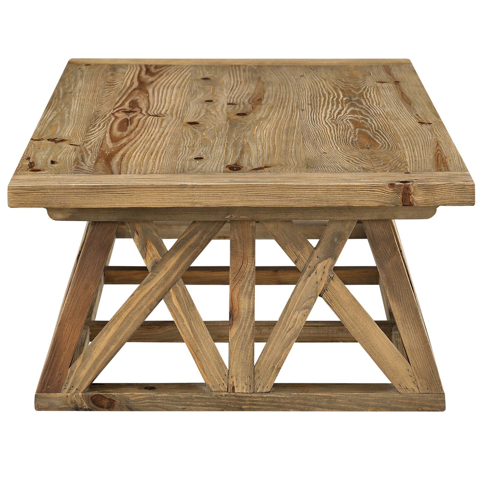 Camp Wood Coffee Table By Modway - EEI-2649 - Image 3