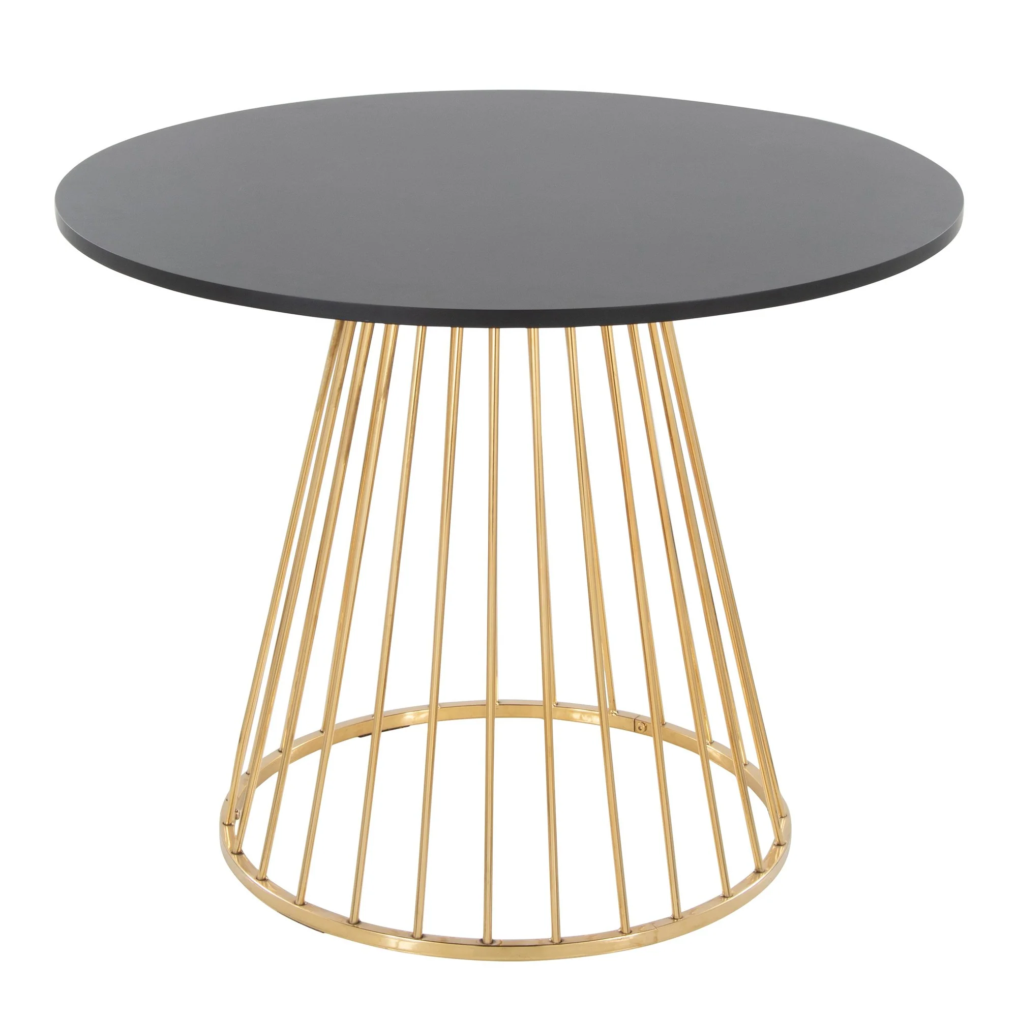 Canary Cosmo Dining Table By LumiSource - DT-CNRY-CNRYCSMO2 AUBK - Image 4