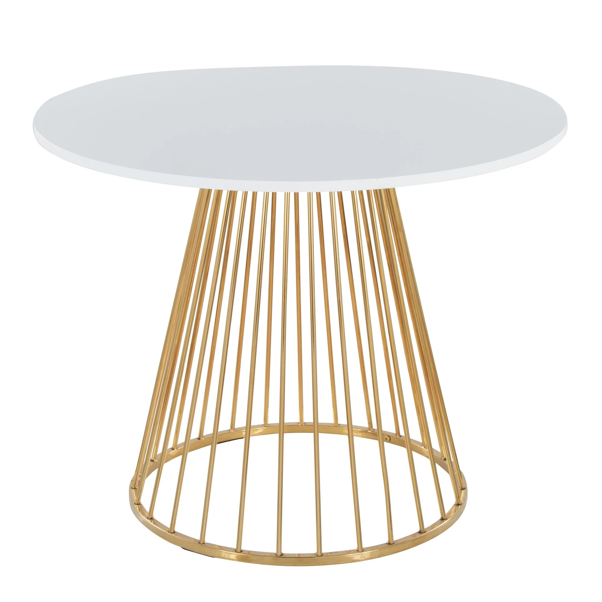 Canary Cosmo Dining Table By LumiSource - DT-CNRY-CNRYCSMO2 AUBK - Image 8