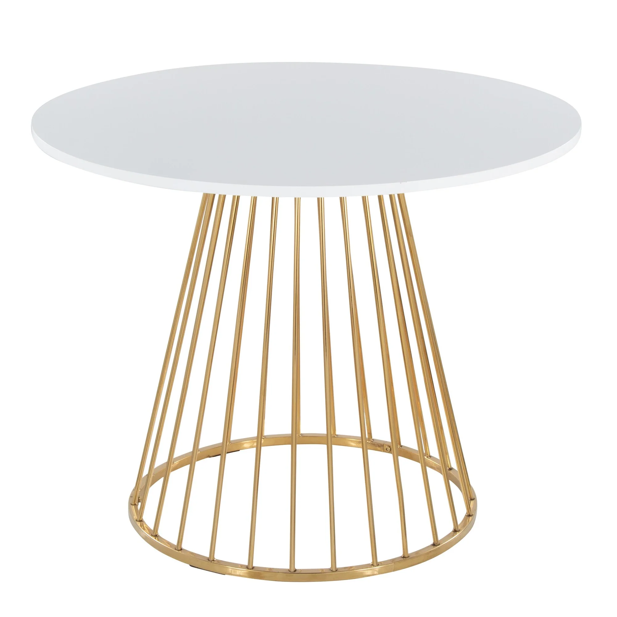 Canary Cosmo Dining Table By LumiSource - DT-CNRY-CNRYCSMO2 AUBK - Image 9
