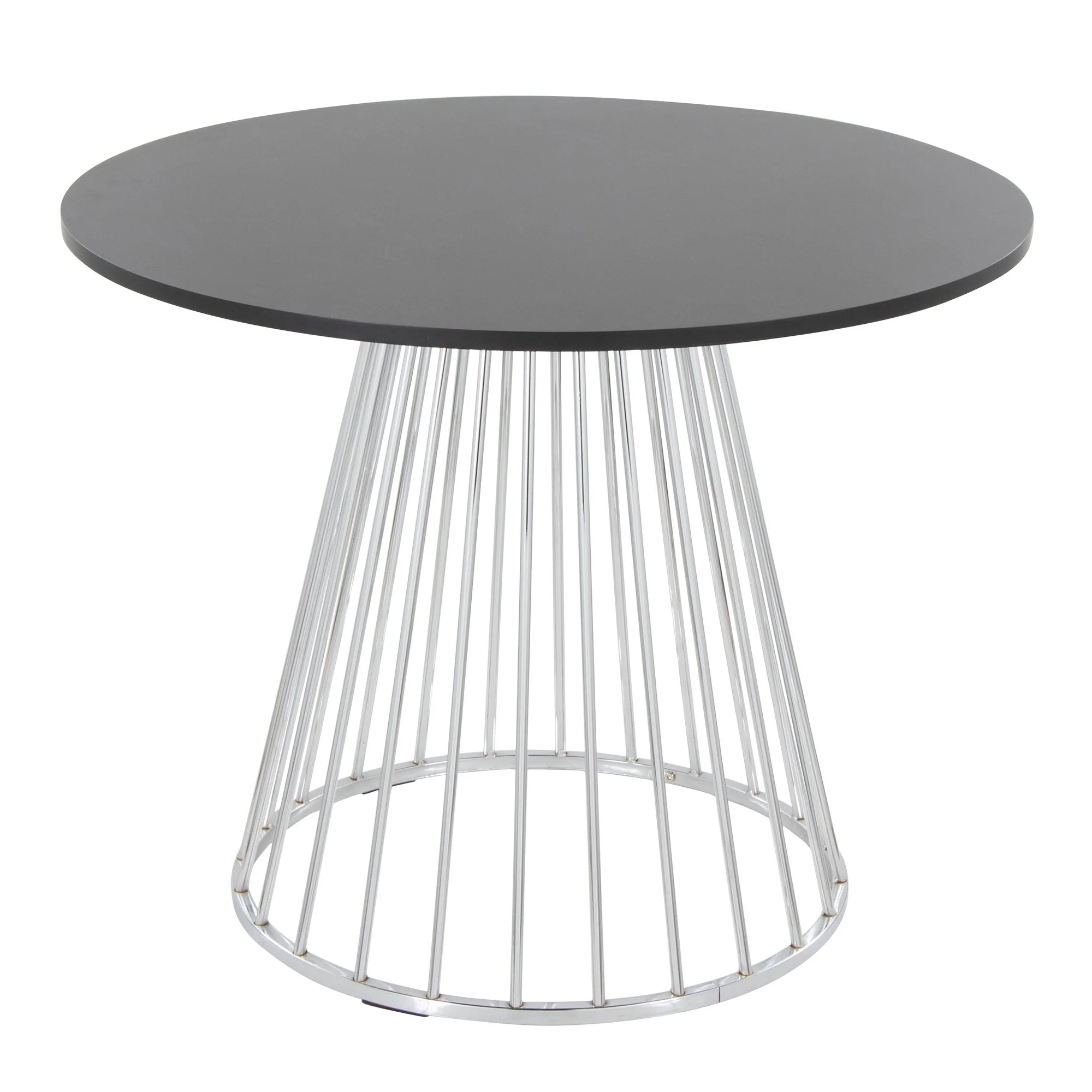 Canary Cosmo Dining Table By LumiSource - DT-CNRY-CNRYCSMO2 SVBK - Image 2