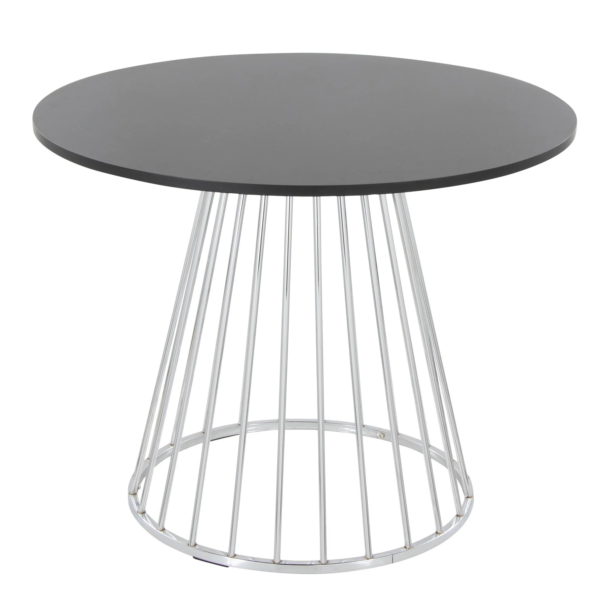 Canary Cosmo Dining Table By LumiSource - DT-CNRY-CNRYCSMO2 SVBK - Image 3