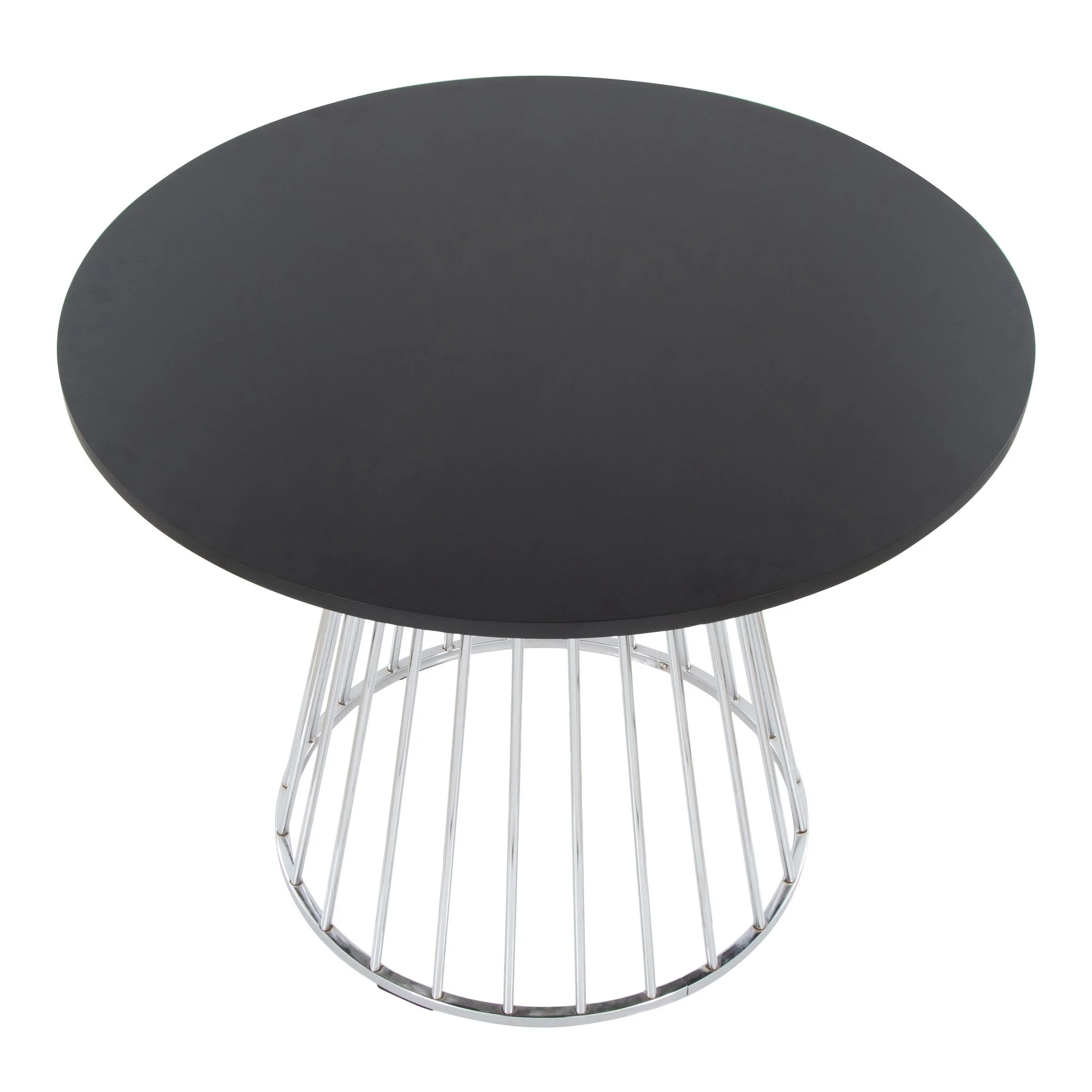 Canary Cosmo Dining Table By LumiSource - DT-CNRY-CNRYCSMO2 SVBK - Image 4