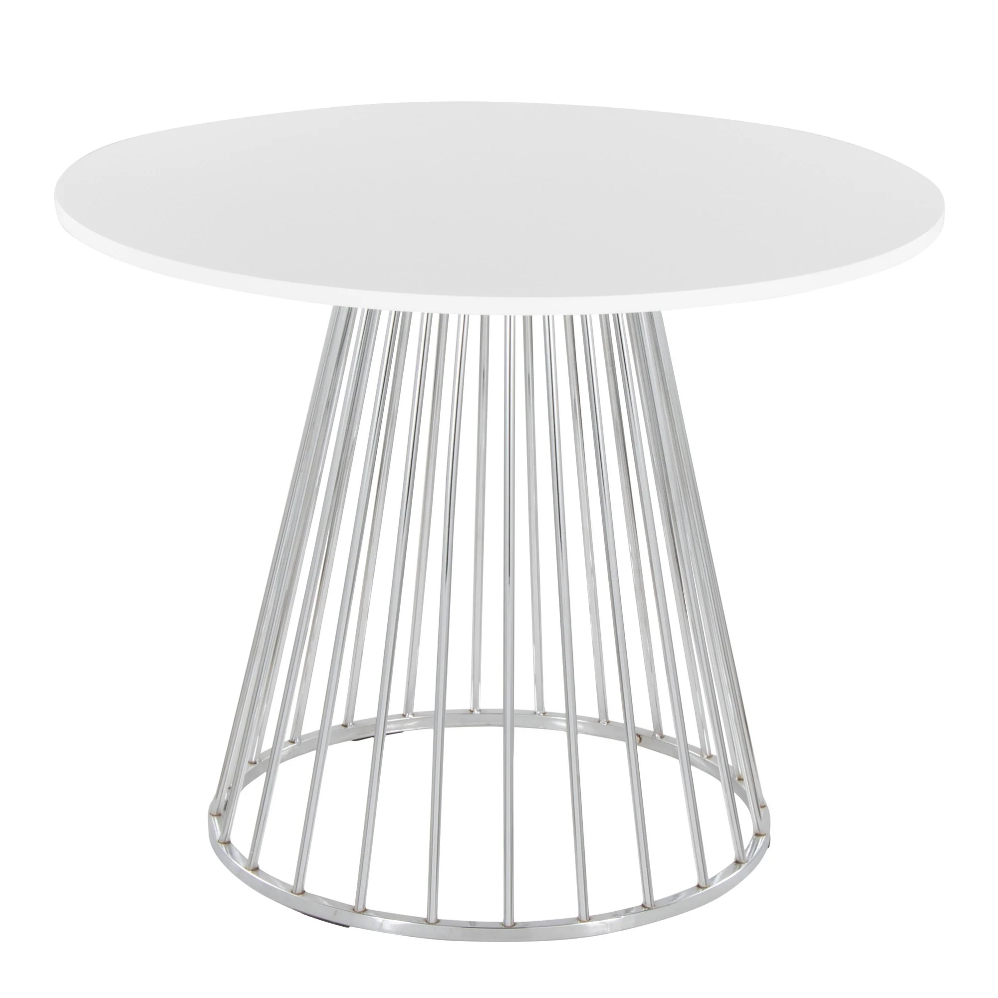 Canary Cosmo Dining Table By LumiSource - DT-CNRY-CNRYCSMO2 SVBK - Image 7
