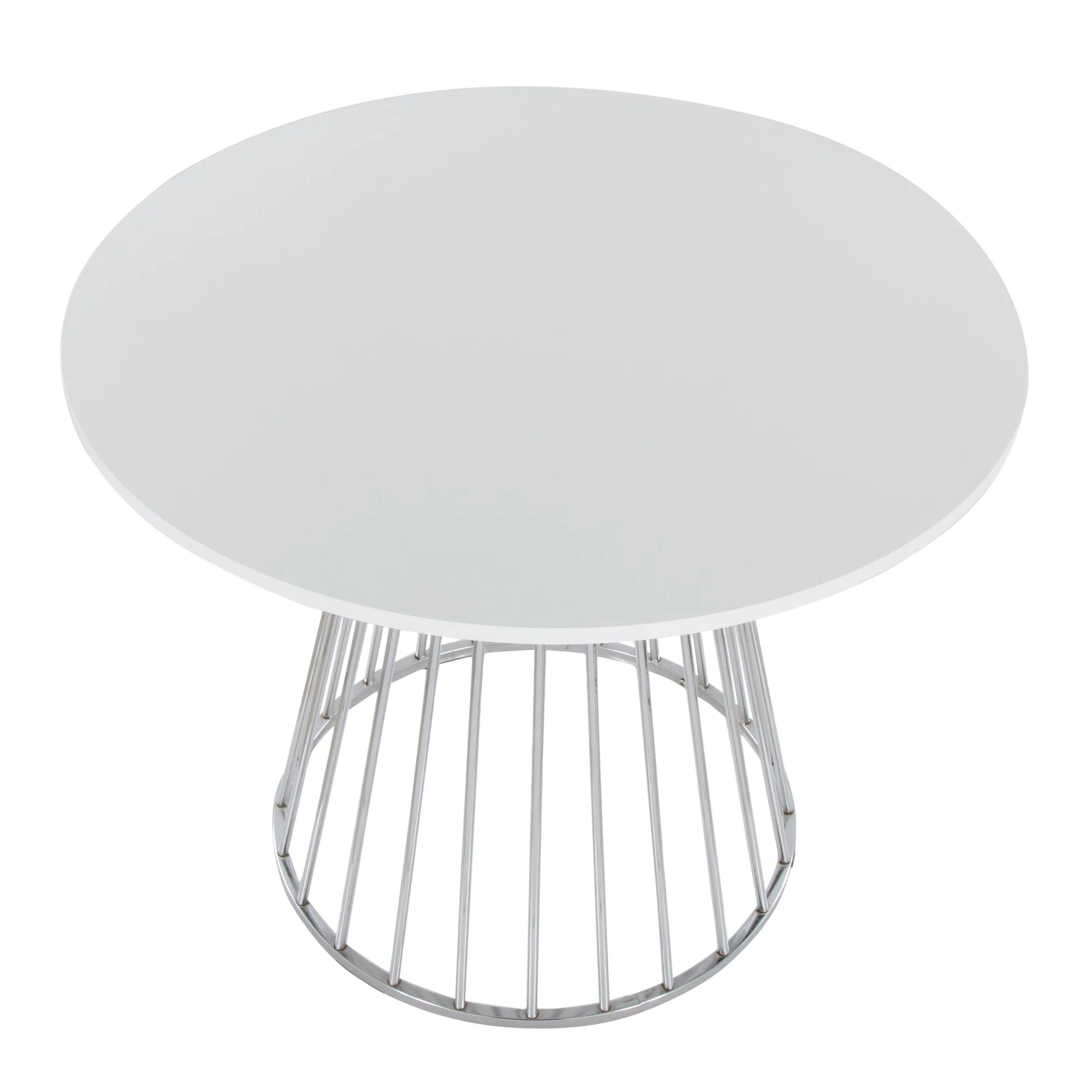 Canary Cosmo Dining Table By LumiSource - DT-CNRY-CNRYCSMO2 SVBK - Image 9
