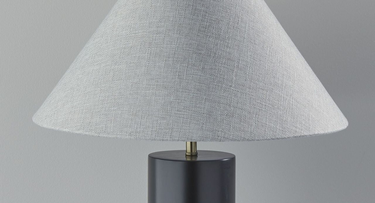 Canopy Black Wood Block Table Lamp - Image 2