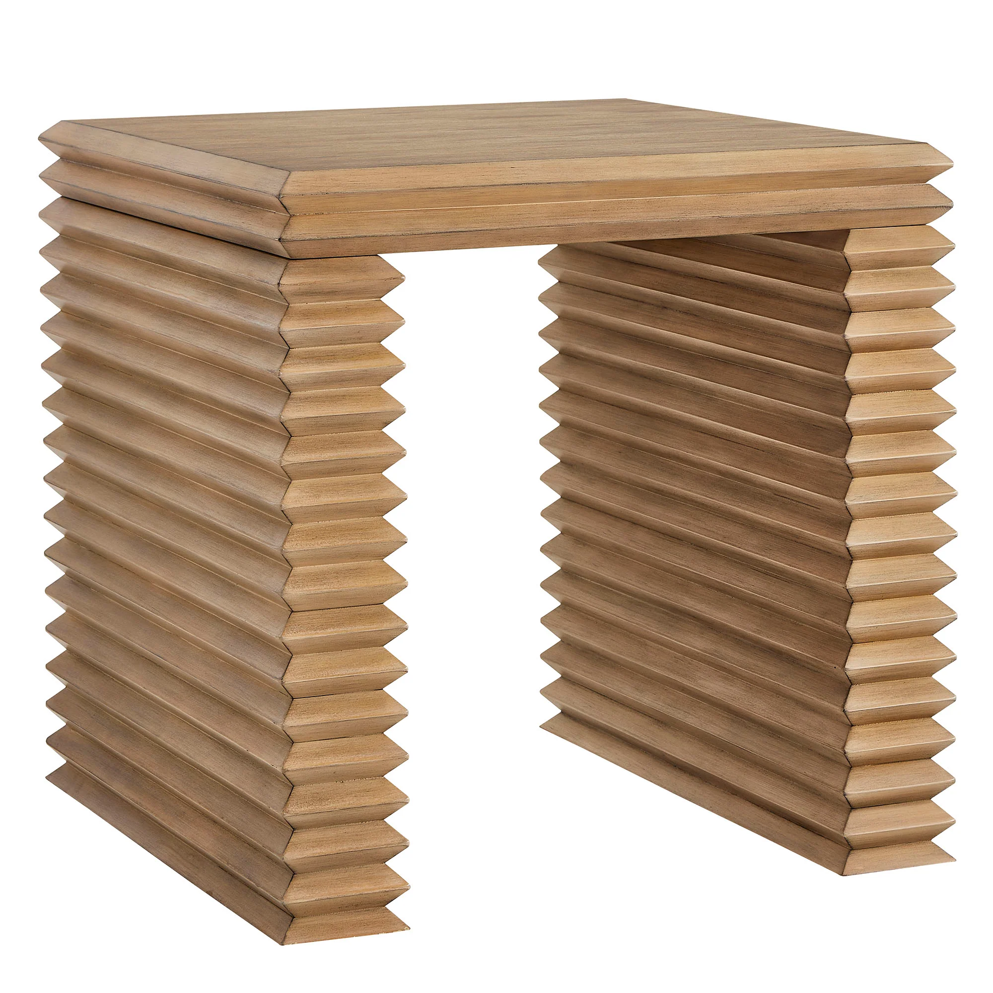 Canto Square 24" Stacked Design End Table by Modway - Image 2