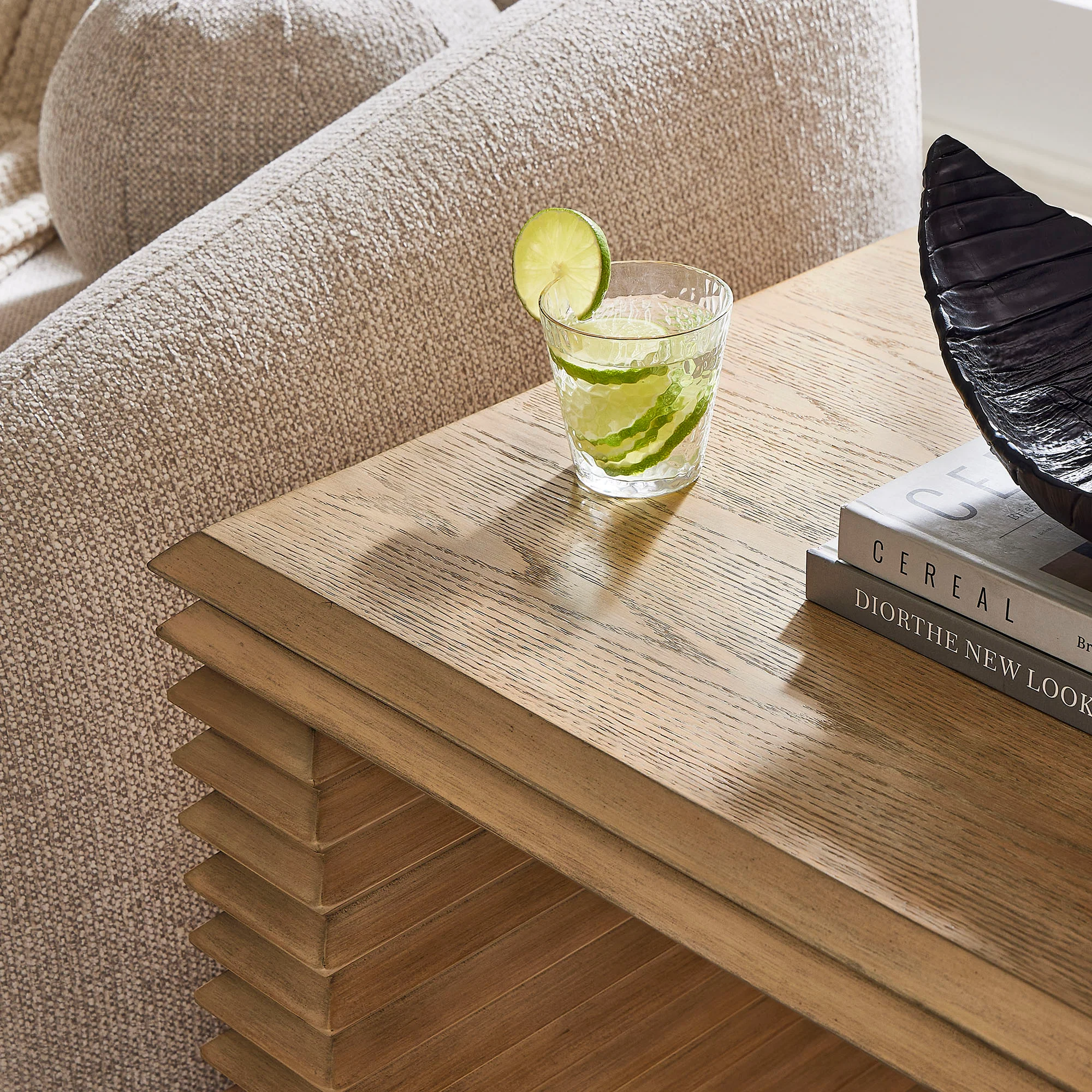 Canto Square 24" Stacked Design End Table by Modway - Image 6
