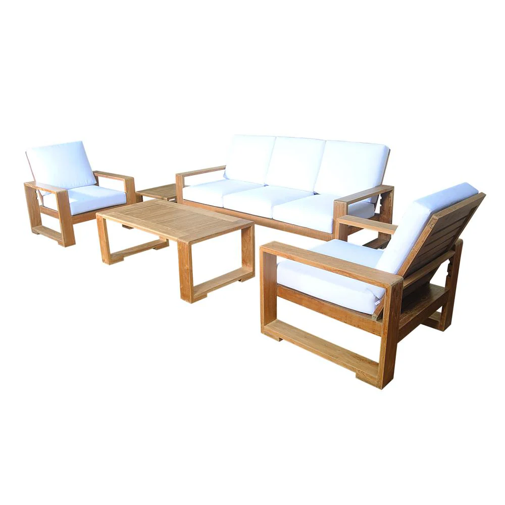 Capistrano 5-Piece Deep Seating Sofa Collection By Anderson Teak - Image 3