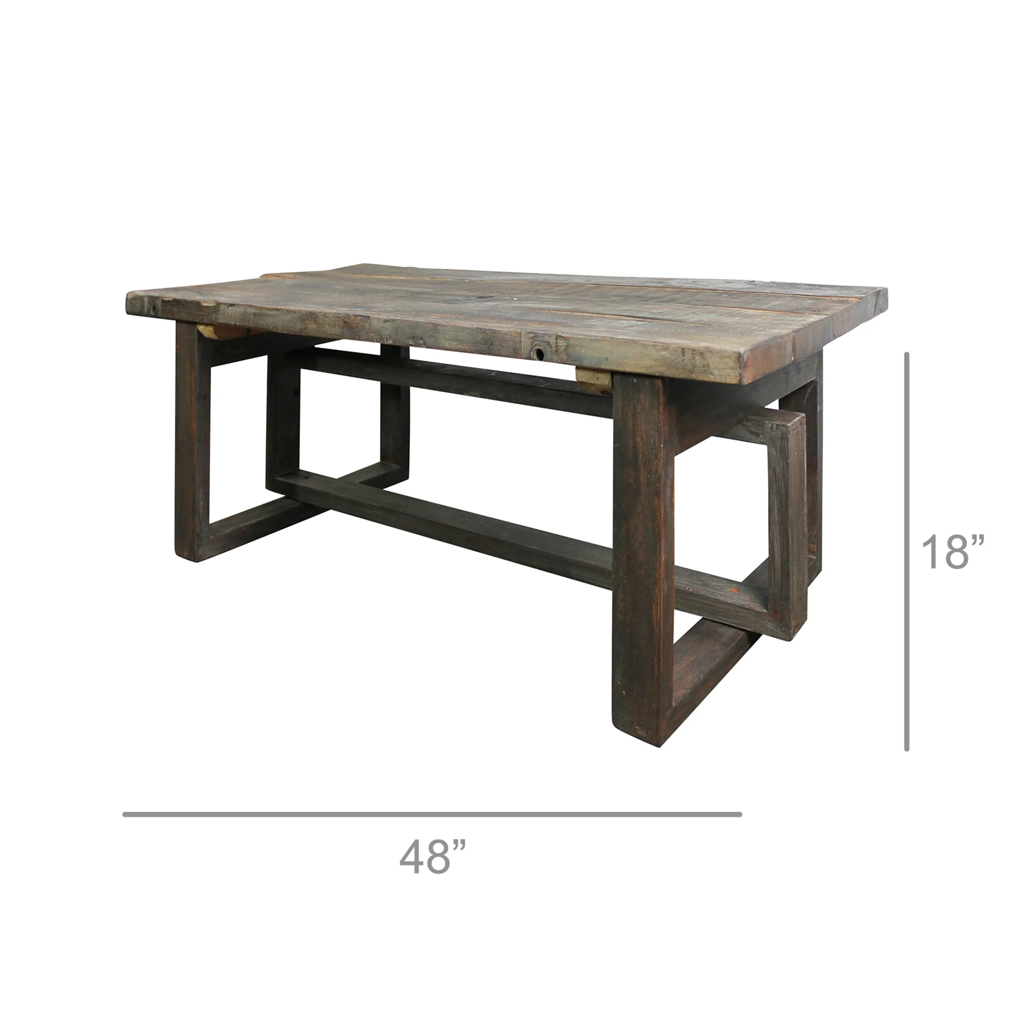 Capital Coffee Table, Reclaimed Wood By HomArt - Image 3