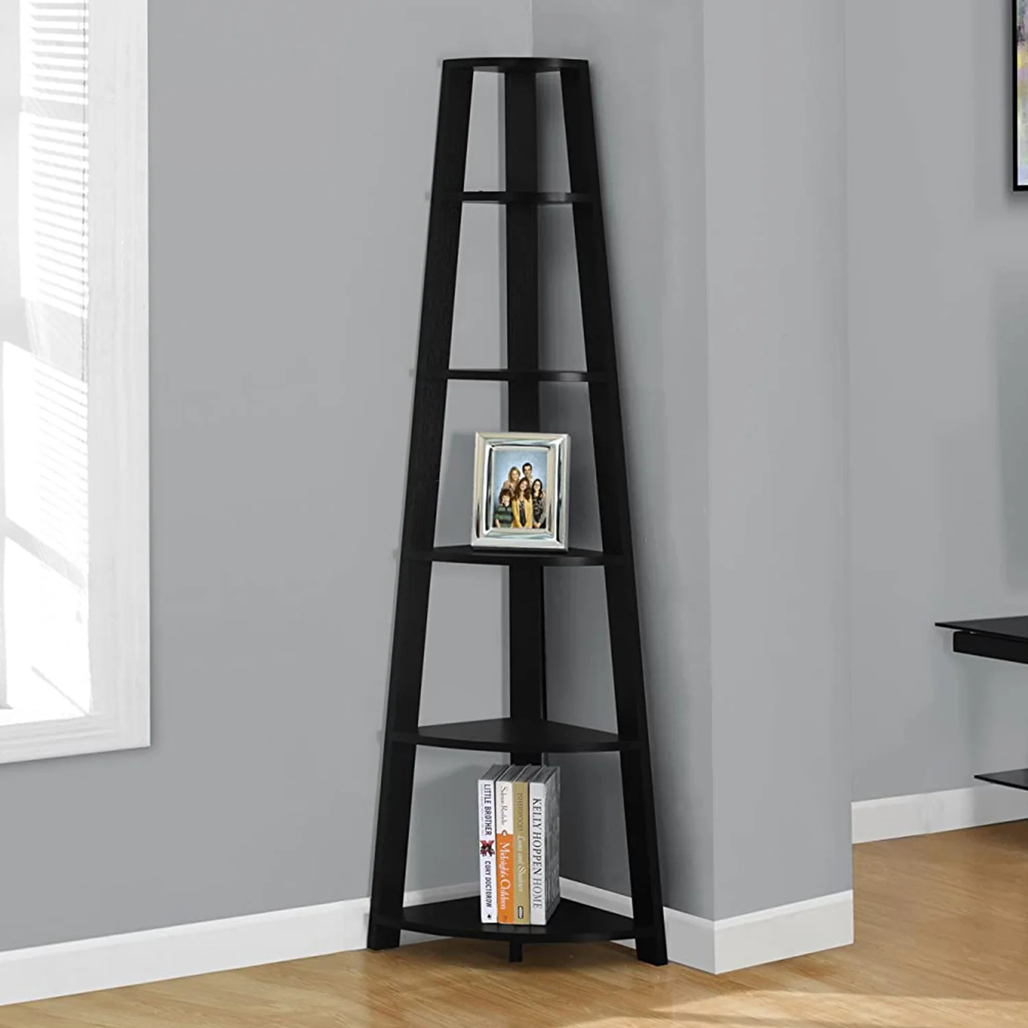 Cappuccino Bookshelf By Homeroots - Image 27
