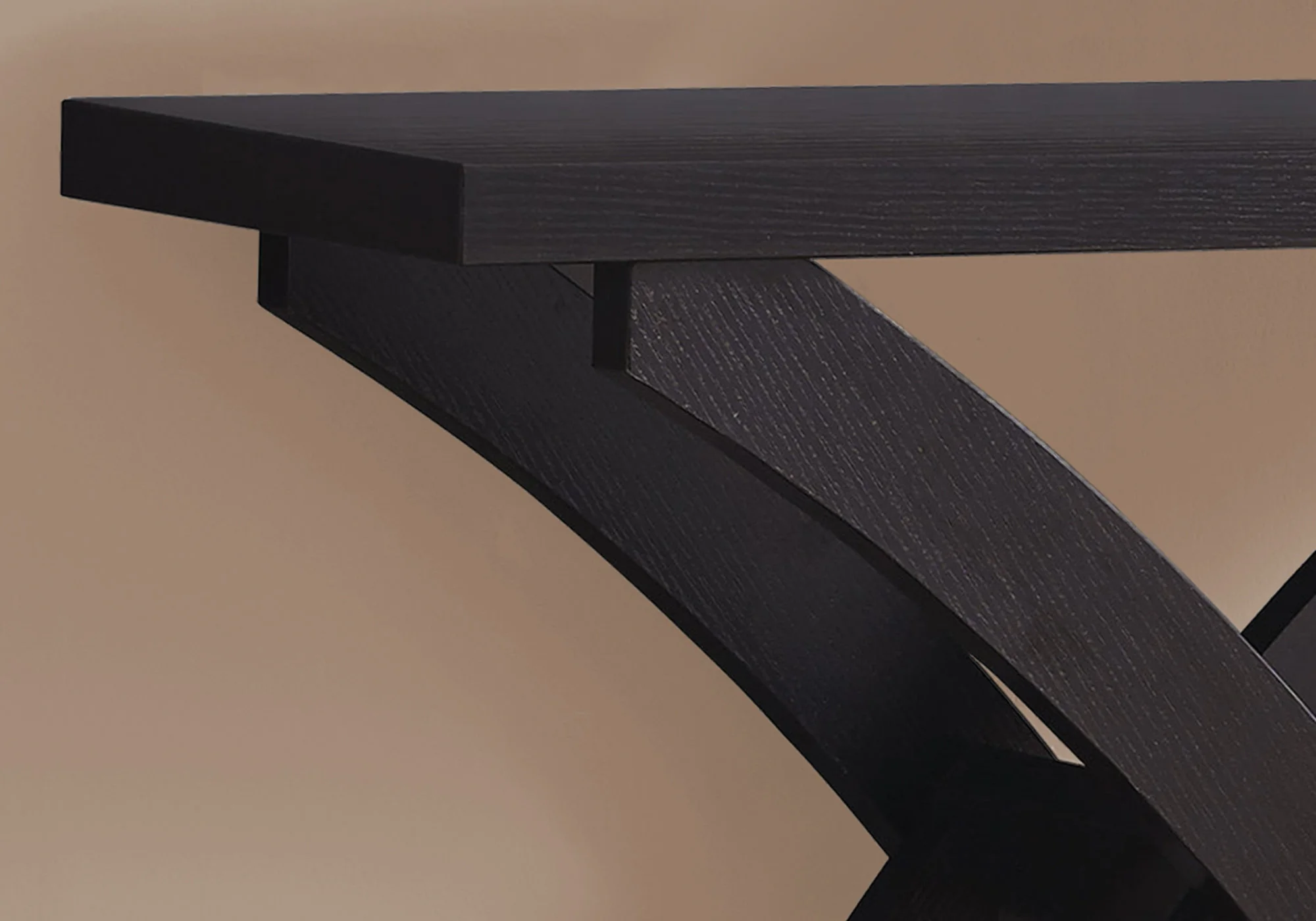 Cappuccino Finish Hollow Core Accent Table By Homeroots - 332792 - Image 2