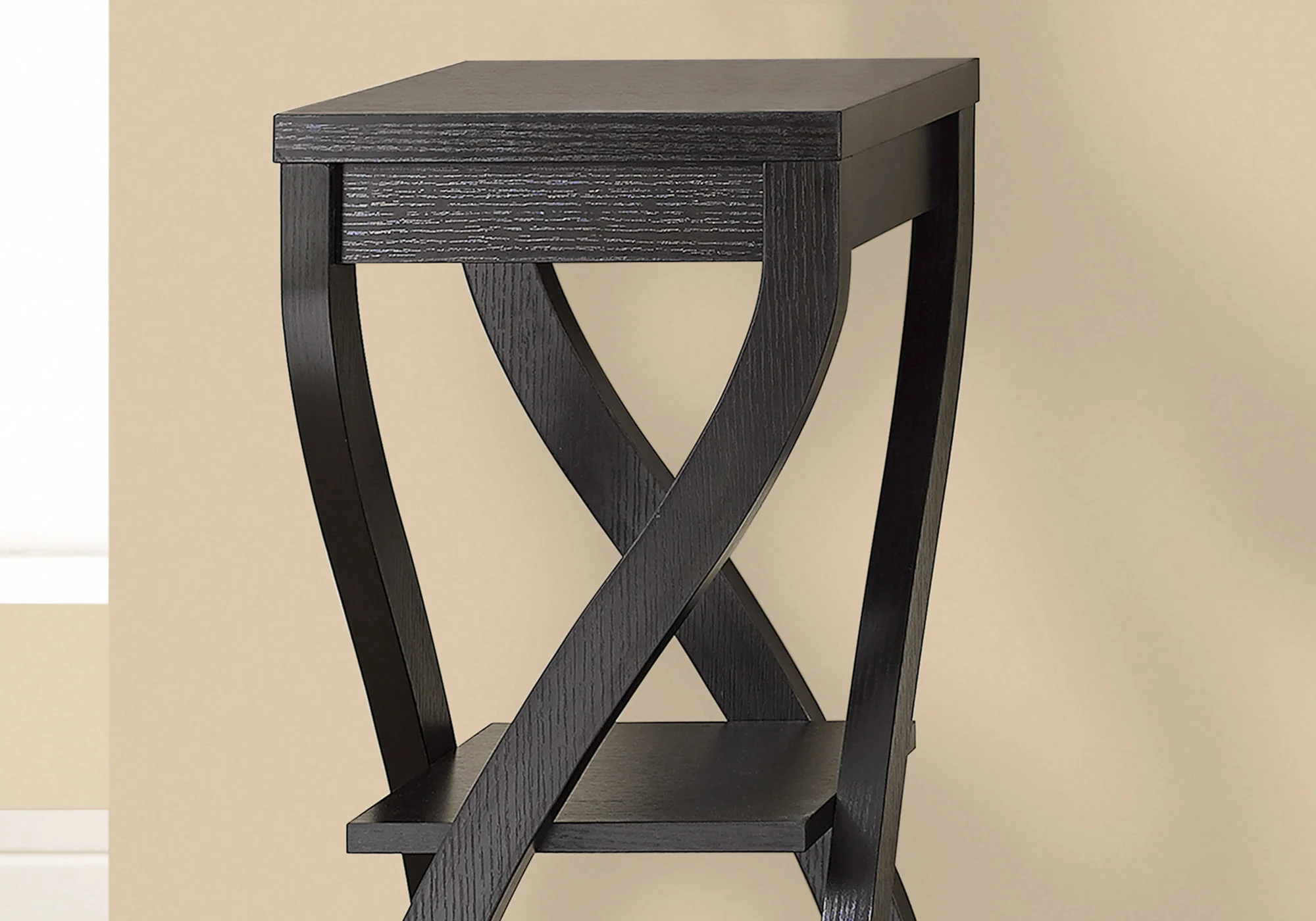Cappuccino Finish Hollow Core Accent Table By Homeroots - 332839 - Image 2