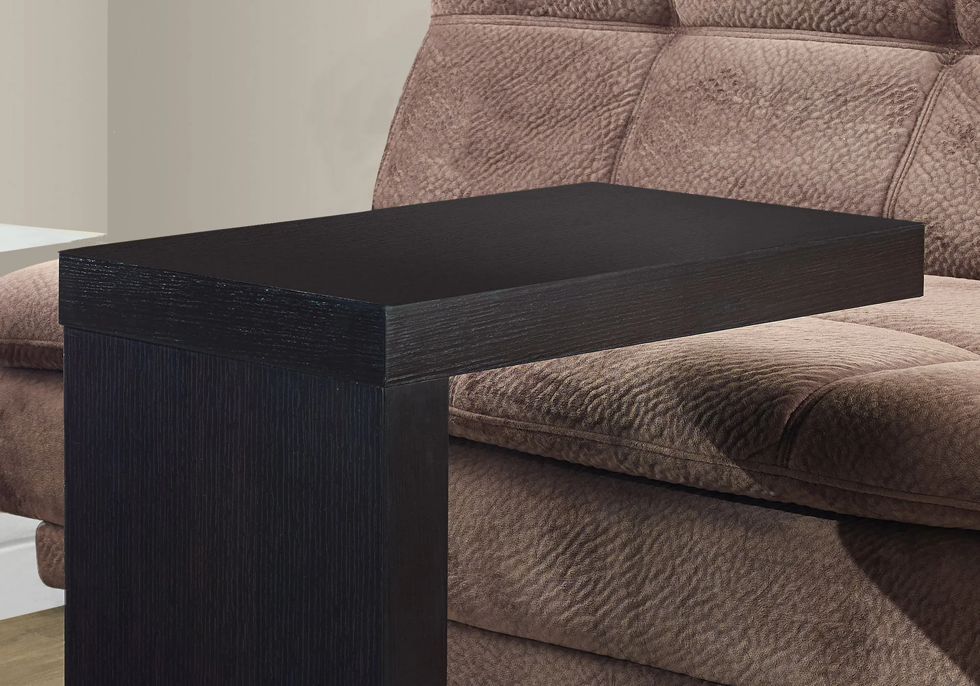 Cappuccino Hollow Core Particle Board Accent Table By Homeroots - 332844 - Image 2